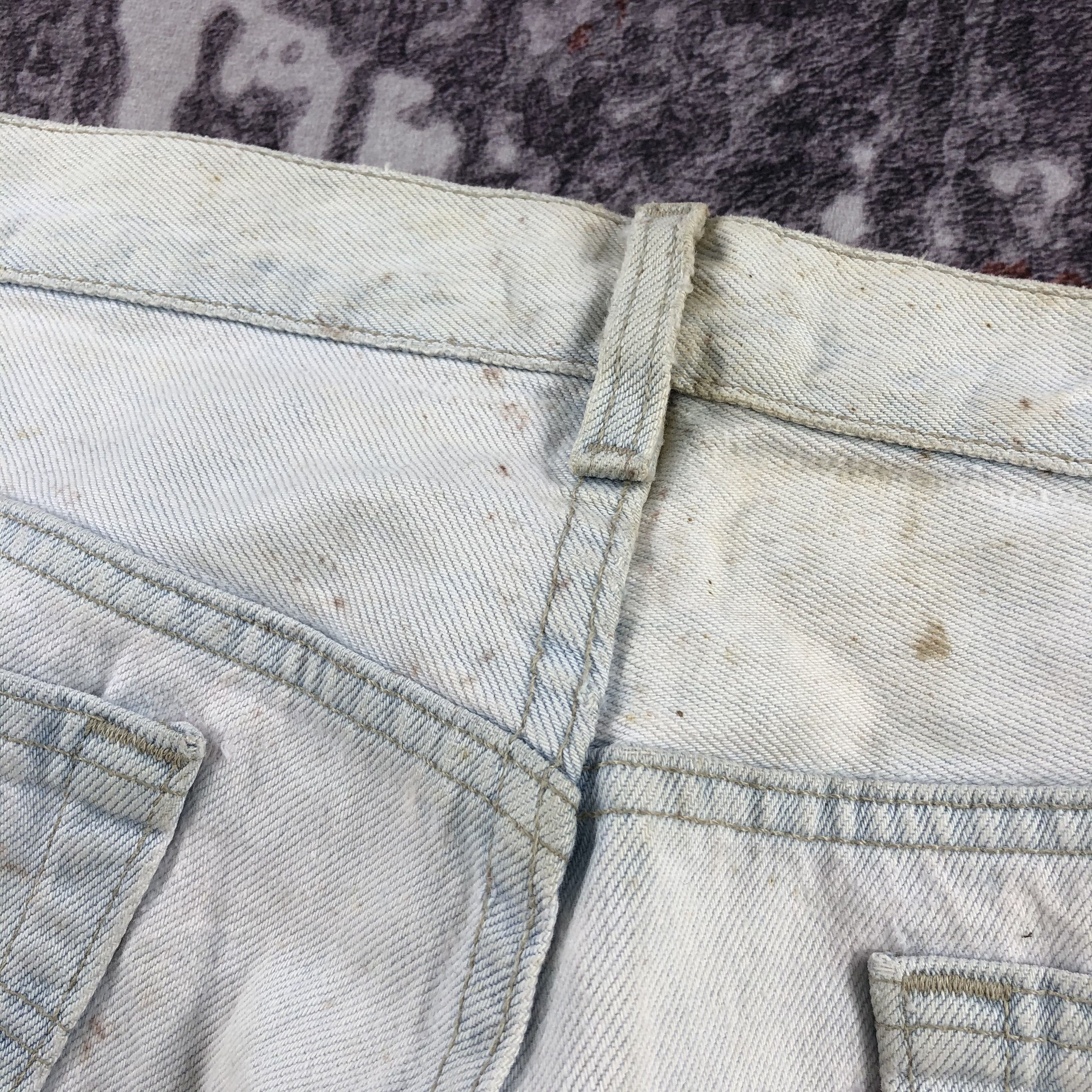 Levi's 90s Vintage Light Wash Levis 501 Jeans-JM2465 Size US 35 - 10 Thumbnail