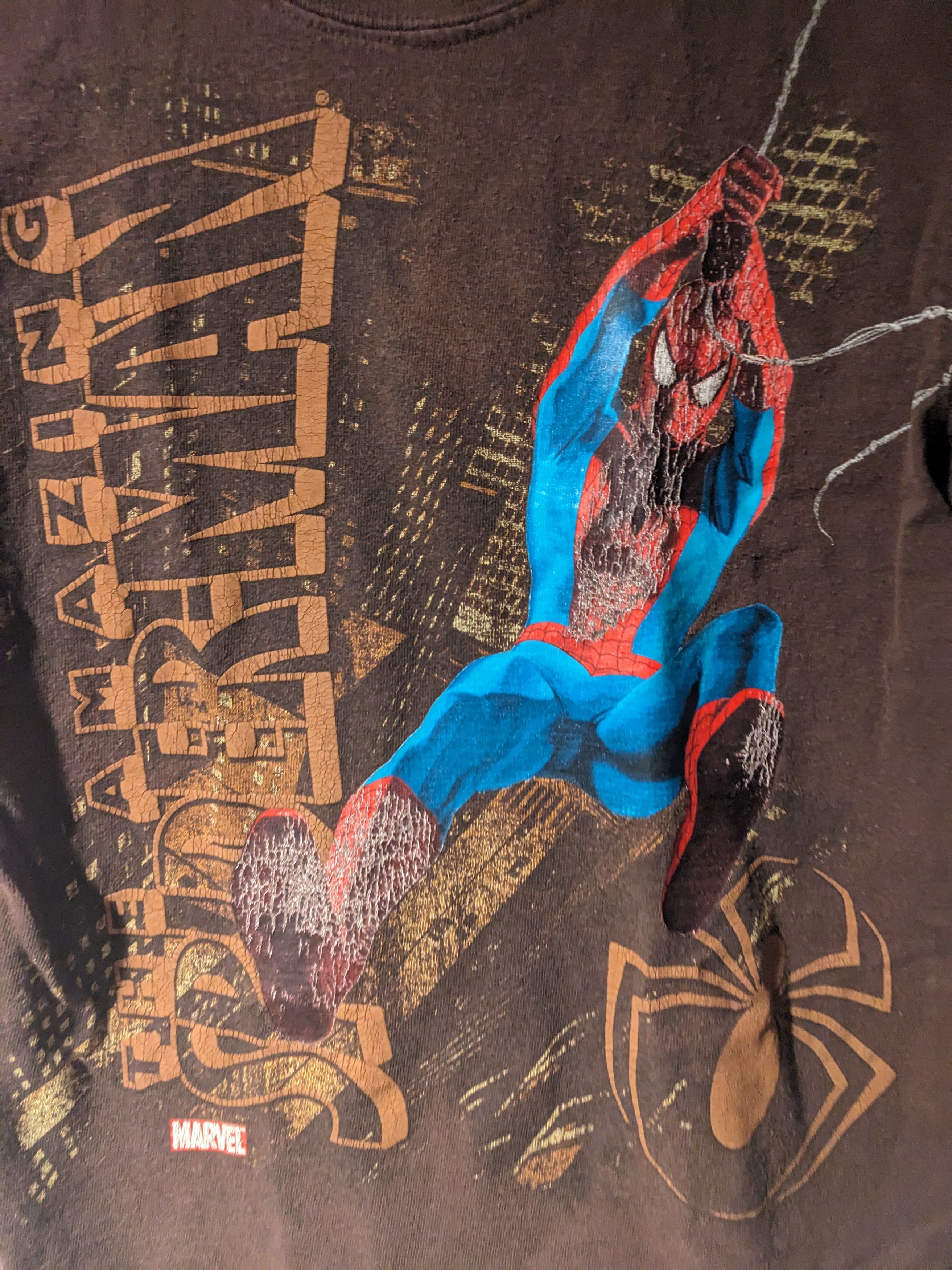 Marvel Comics × Vintage Vintage y2k Spider-Man Marvel Comics Youth Small T-shirt Size US S / EU 44-46 / 1 - 2 Thumbnail