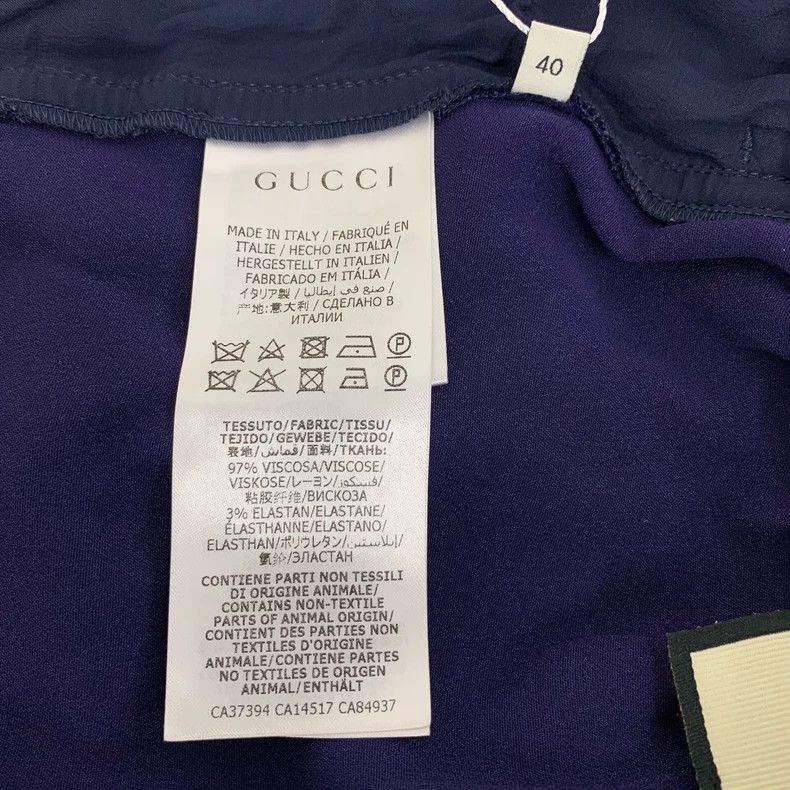 Gucci Gucci Dark blue casual sports pants and trousers 2504-Nexta Size US 40 / EU 56 - 7 Thumbnail