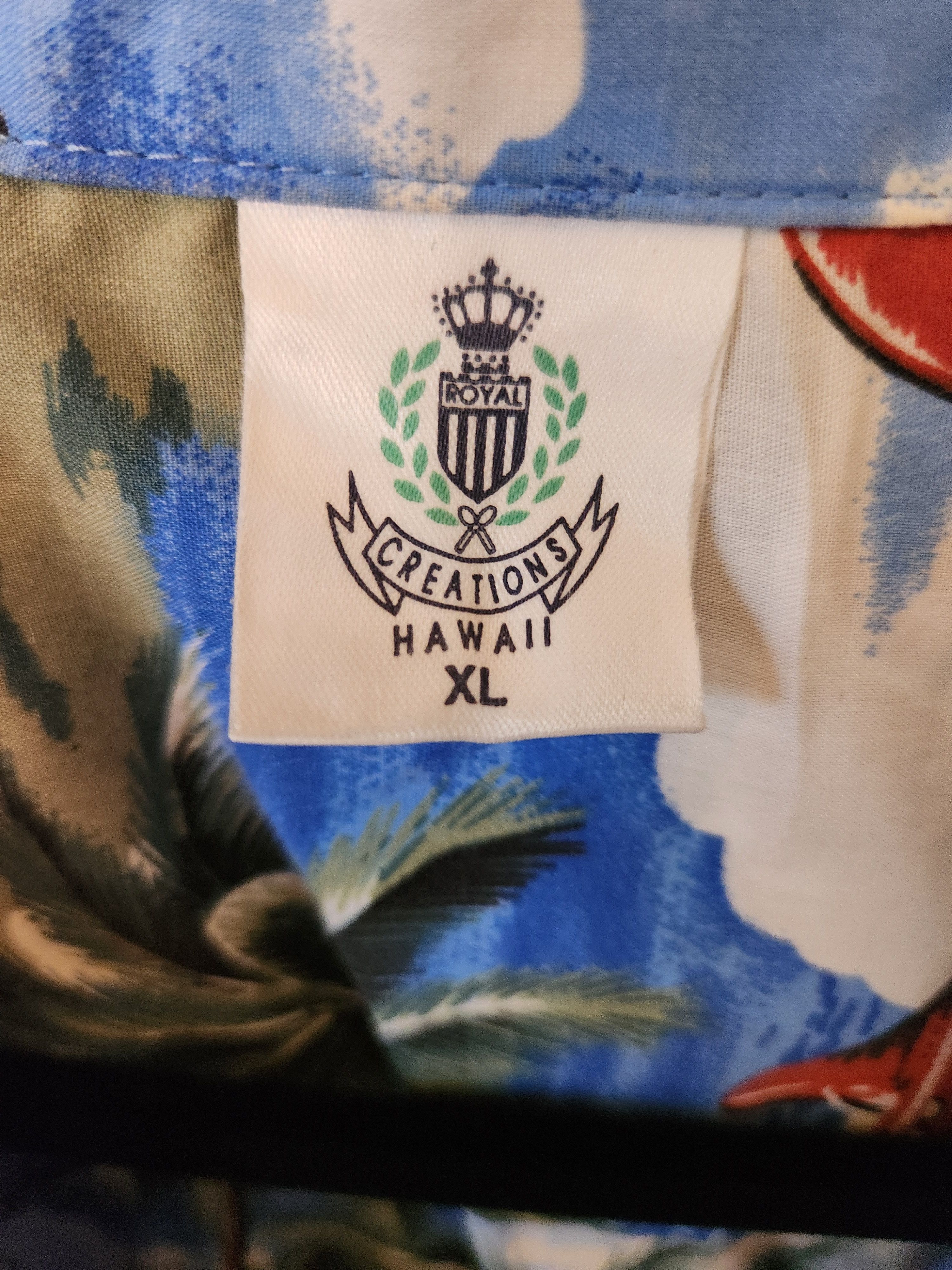 Other Vintage 70's Royal Creations Hawaiian Shirt Size US XL / EU 56 / 4 - 3 Thumbnail
