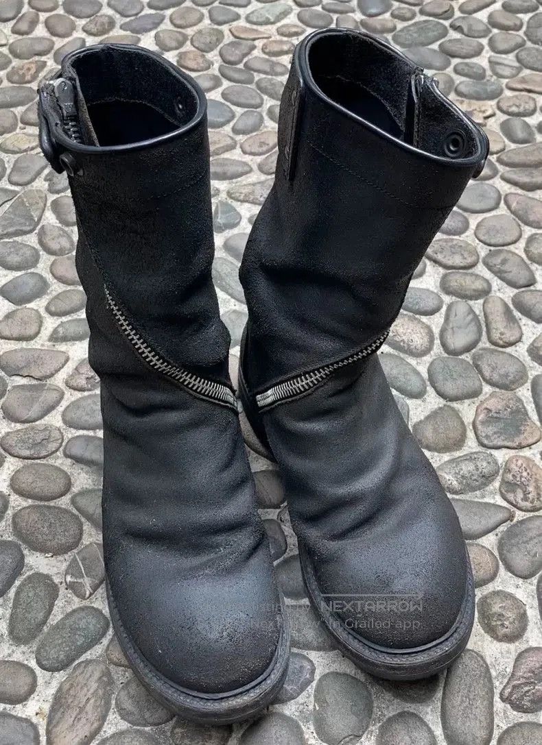 Rick Owens Rick Owens Armi Boots Suede High Top Black. Size US 6.5 / IT 36.5 - 1 Thumbnail
