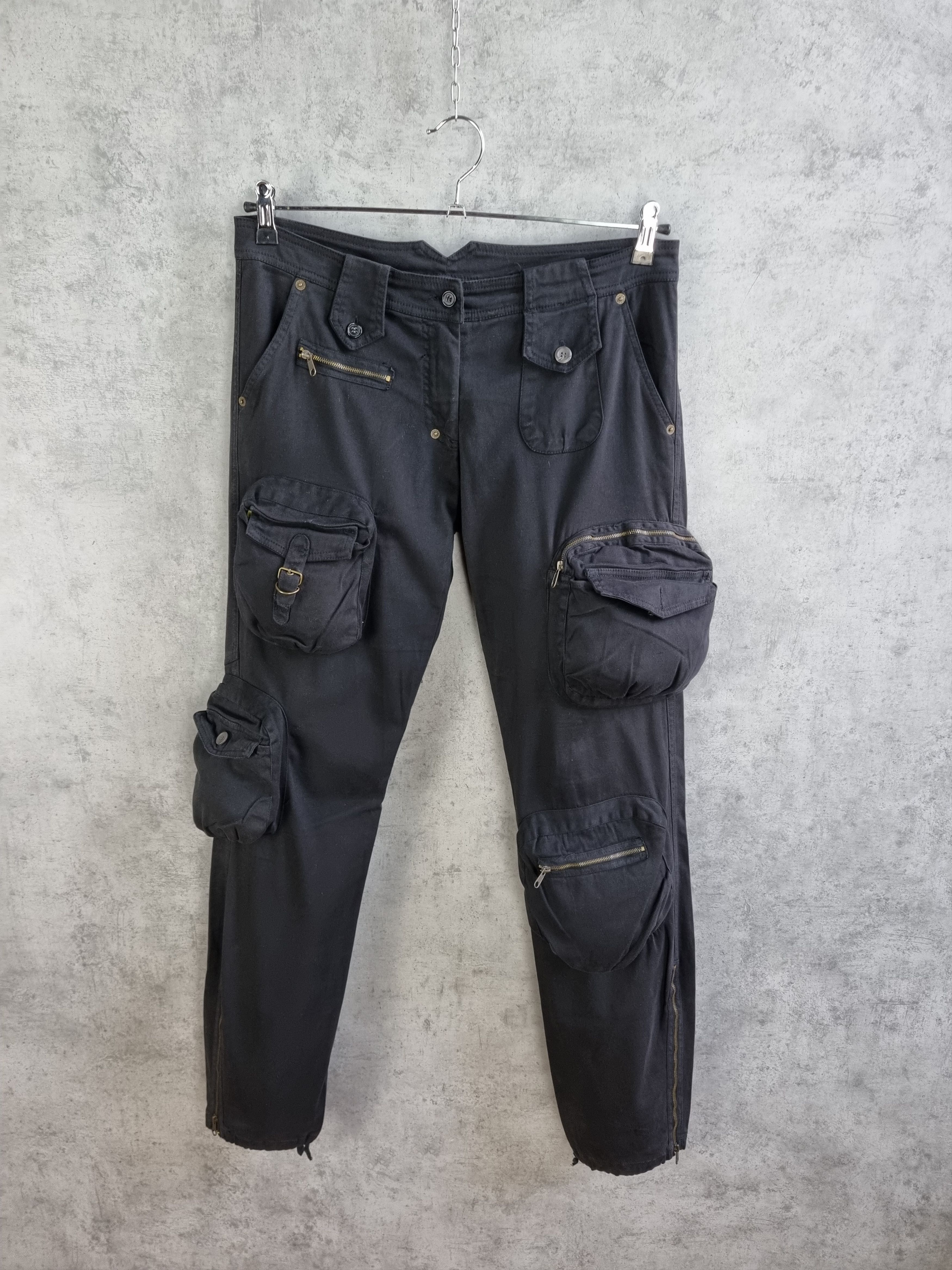 Japanese Brand × Seditionaries Double Cargo Big Pockets Vintage Cotton Pants Size US 28 / EU 44 - 2 Thumbnail