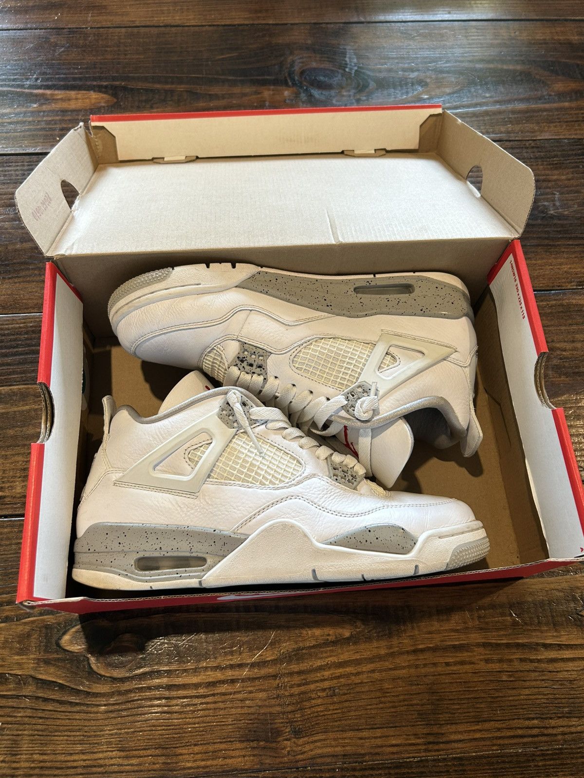 Nike Nike Jordan 4 retro white Oreo Size US 8.5 / EU 41-42 - 2 Thumbnail