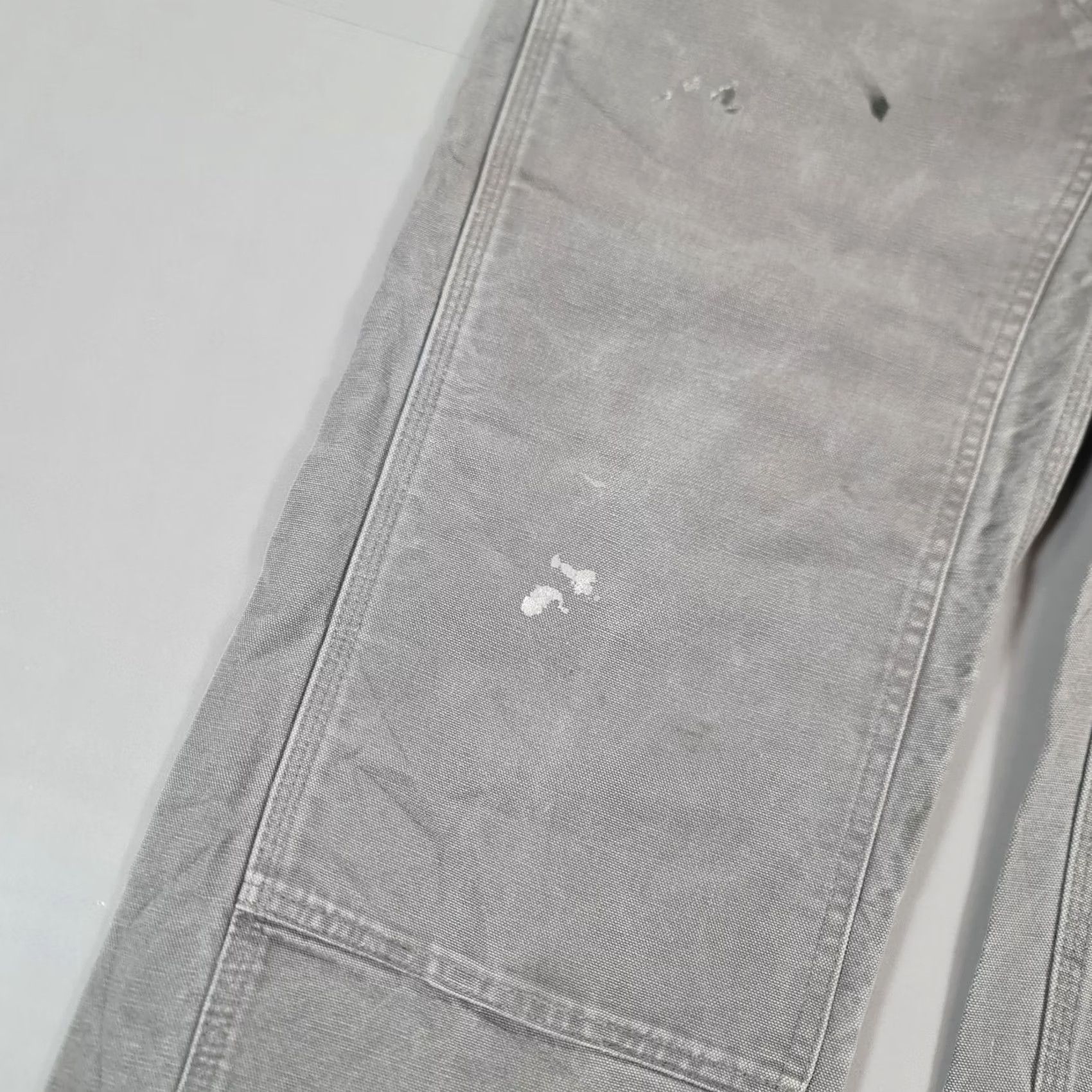 Carhartt VINTAGE Carhartt Mens Trousers Grey W36 L36 Double Knee Made In USA Carpenter Workwear Pants UK/US Sizes Not Specified Size US 36 / EU 52 - 7 Thumbnail