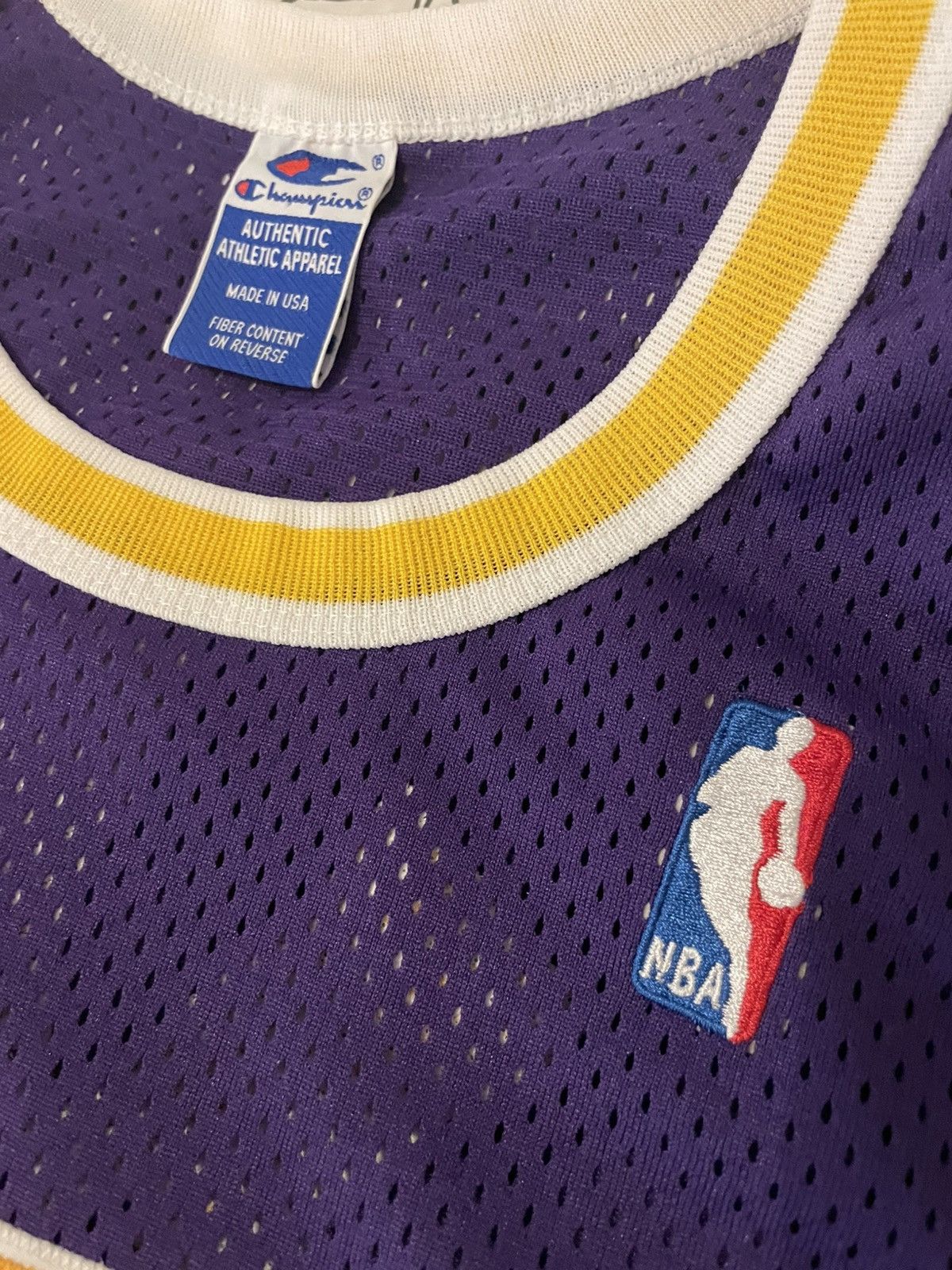 Champion Nba L.A. Lakers Van Exel jersey Champion authentic 44 - L Size US L / EU 52-54 / 3 - 3 Thumbnail