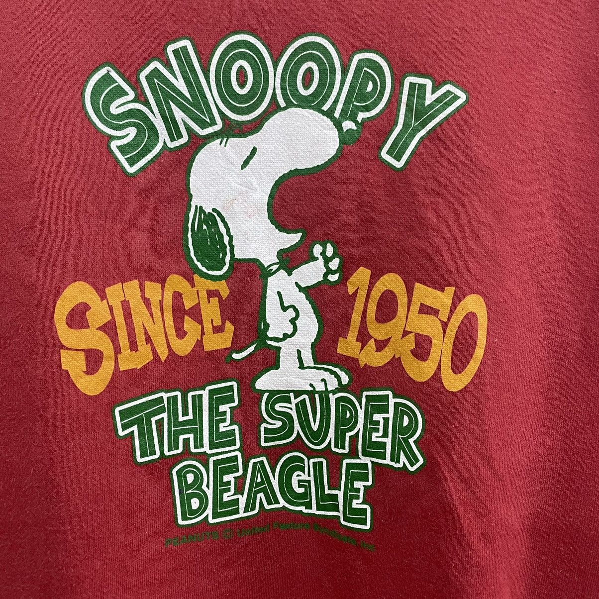 Peanuts × Vintage 🔥Vintage Peanuts Snoopy Big Logo Sweatshirts Size US M / EU 48-50 / 2 - 5 Thumbnail