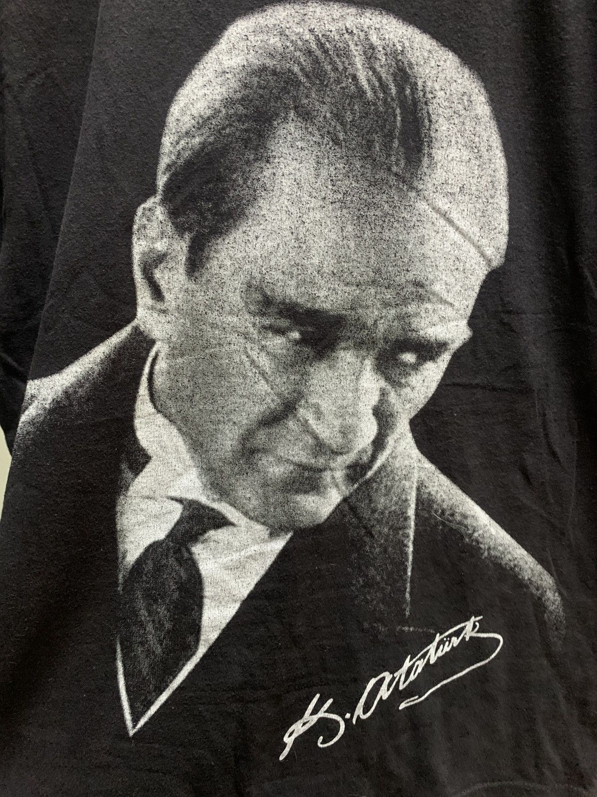Vintage VINTAGE MUSTAFA KEMAL ATATÜRK TURKISH STATEMANS TEE Size US M / EU 48-50 / 2 - 2 Thumbnail