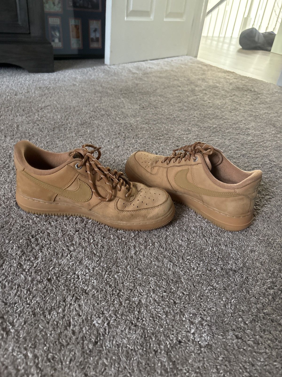 Nike Nike AF1 Flax Wheat Size US 8.5 / EU 41-42 - 6 Thumbnail