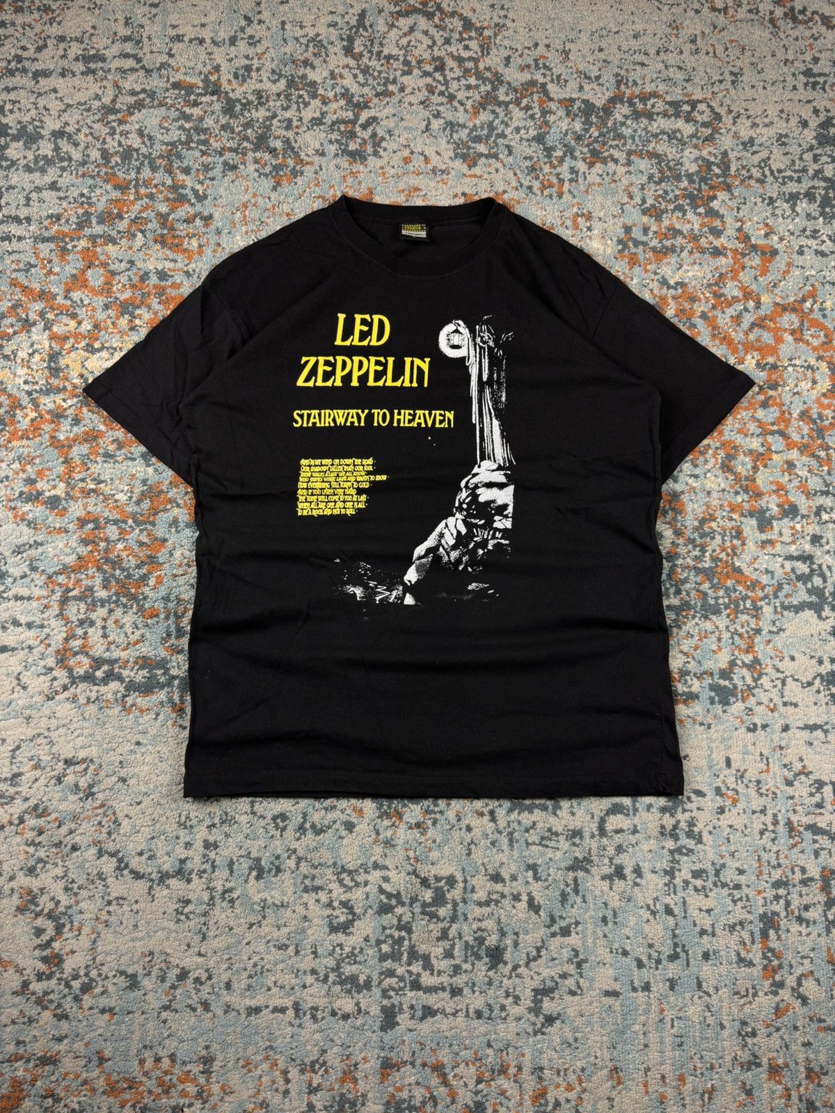 Led Zeppelin Vintage 90s Led Zeppelin stairway to heaven graphic band tee Size US L / EU 52-54 / 3 - 1 Thumbnail