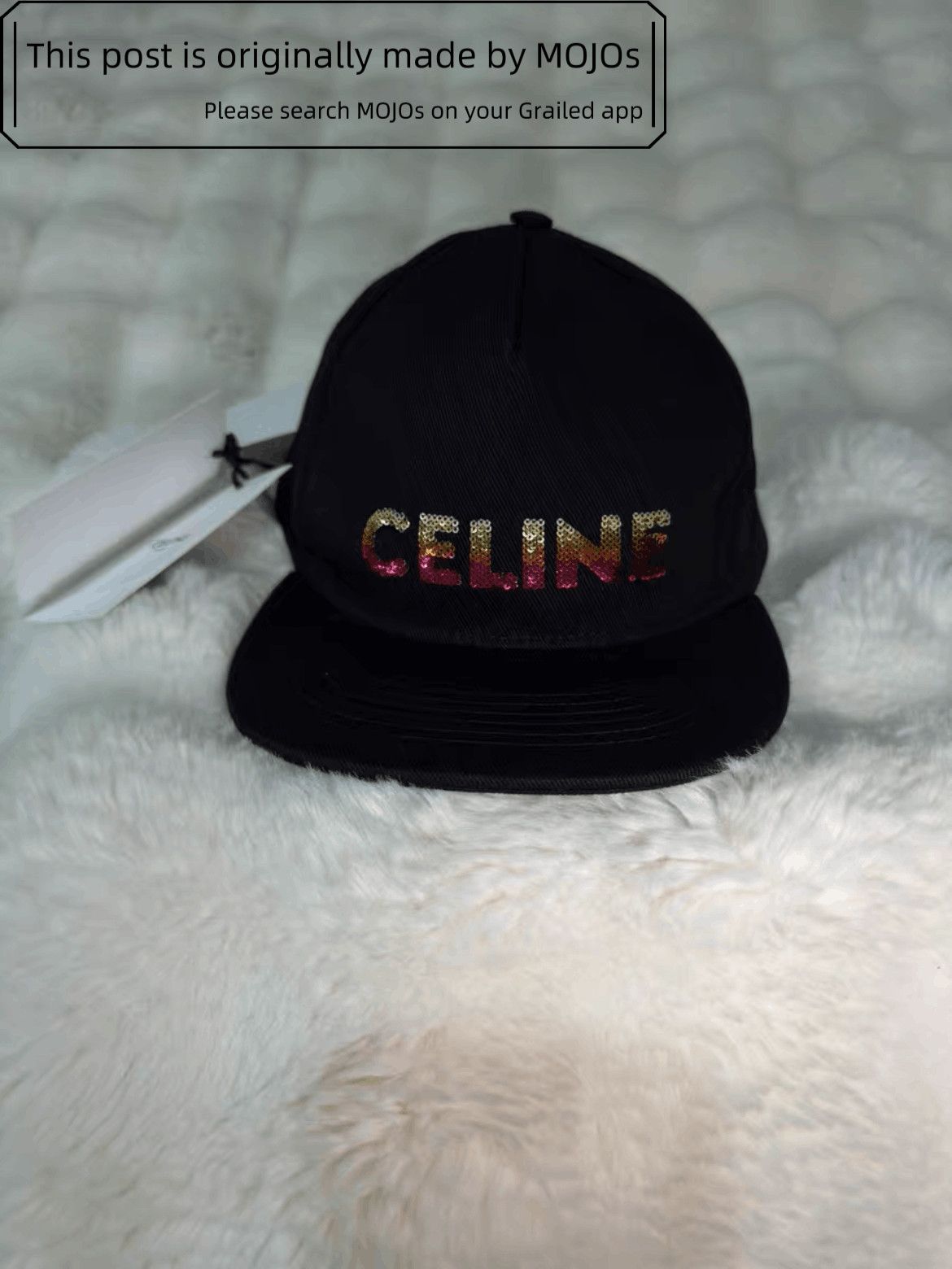 Celine Sz L Celine Logo Scale Baseball Hat Size ONE SIZE - 1 Thumbnail