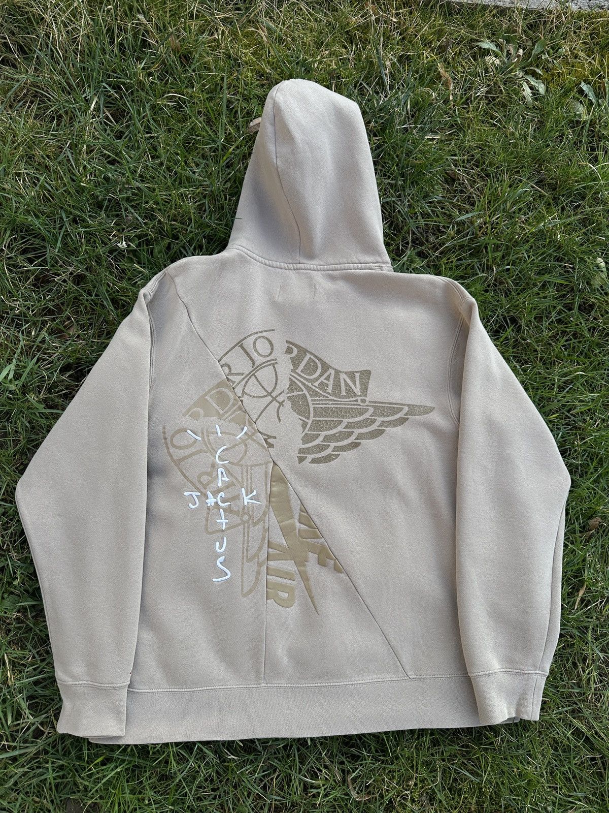 Air Jordan Men's X Travis Scott X Fragment Cactus Jack Hoodie Sweaters