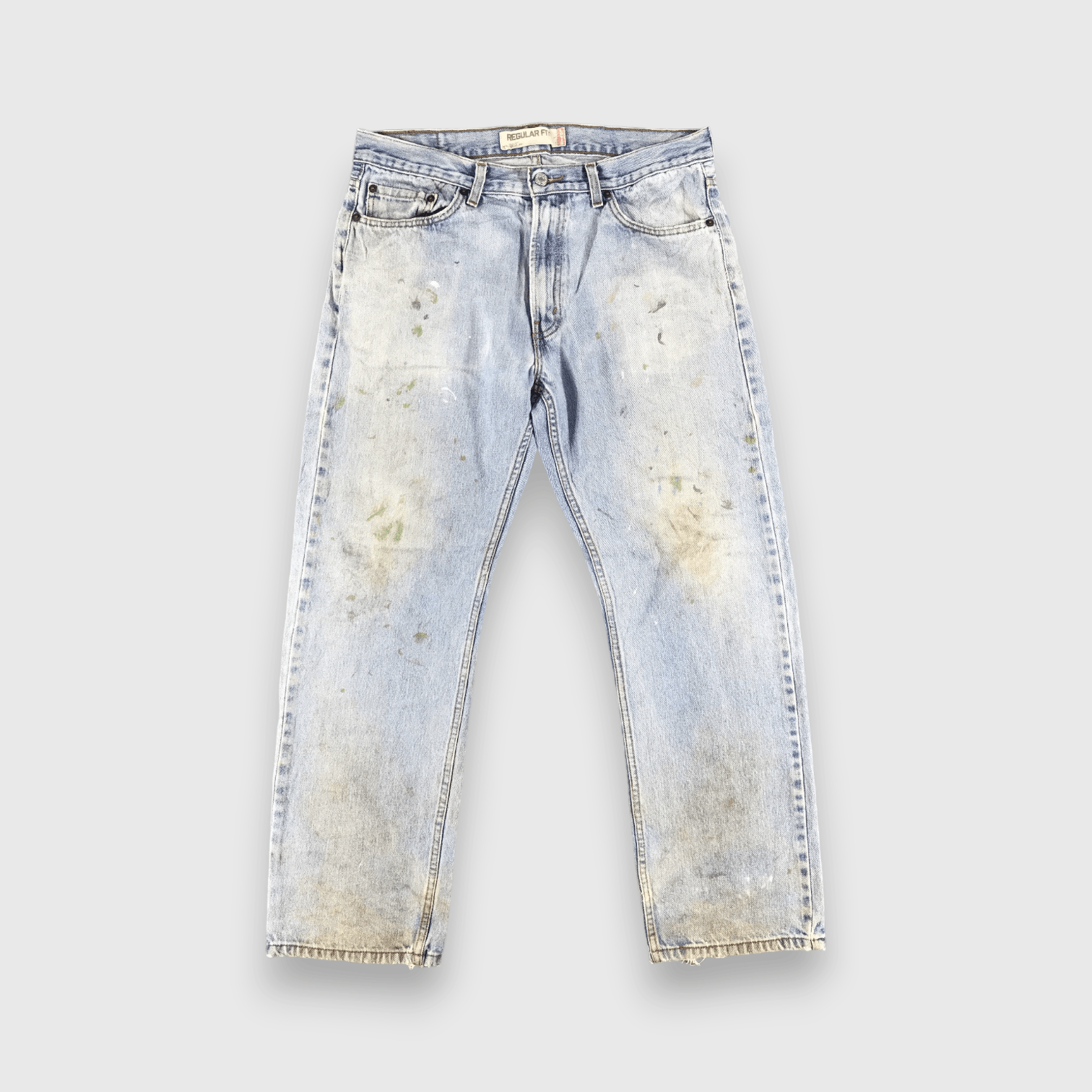 Levi's Vintage Blue Wash Levis 505 Jeans-J2443 Size US 35 - 1 Thumbnail