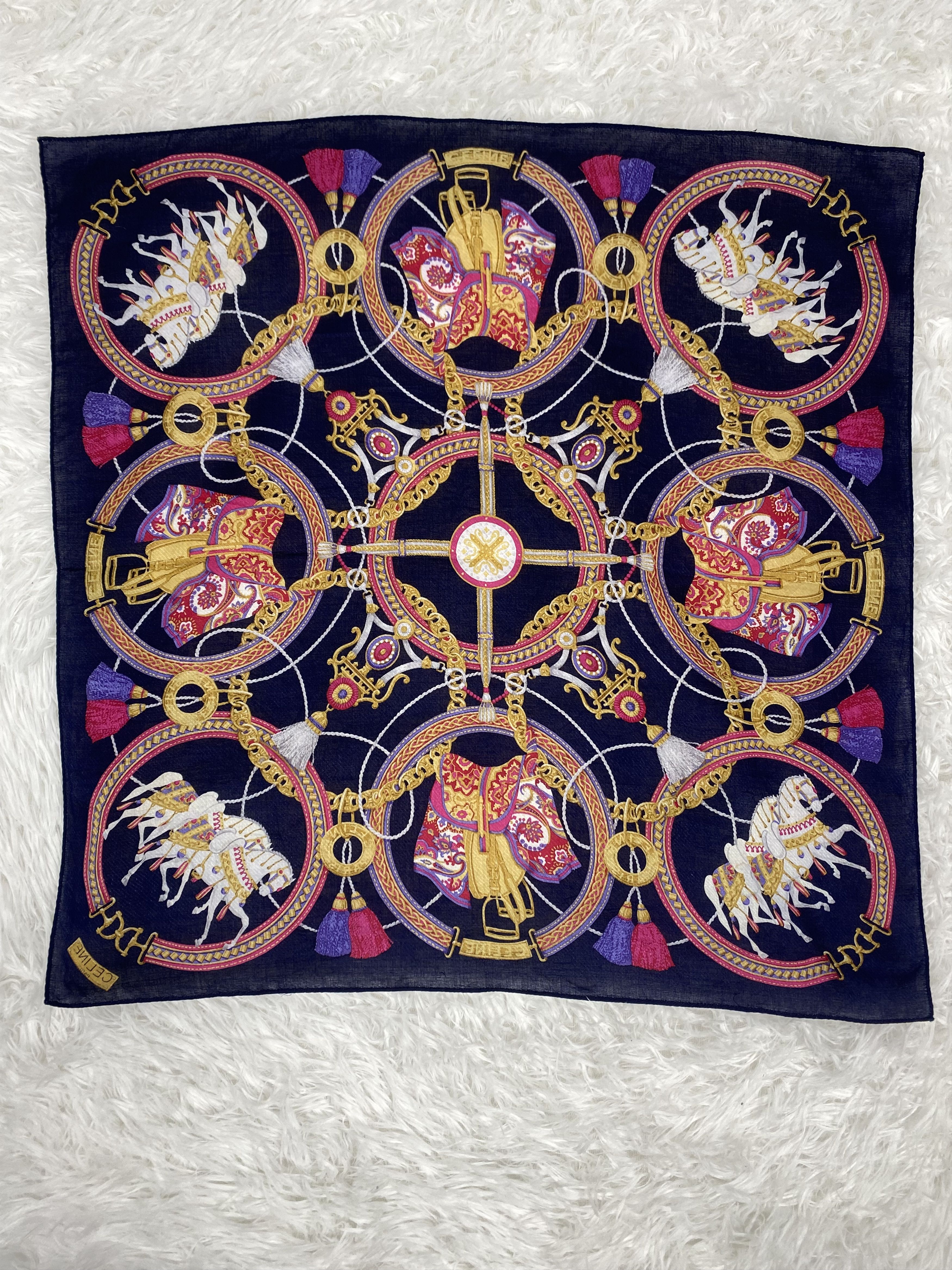 Celine Vintage Celine Handkerchief Neckerchief PH0403 Size ONE SIZE - 4 Thumbnail