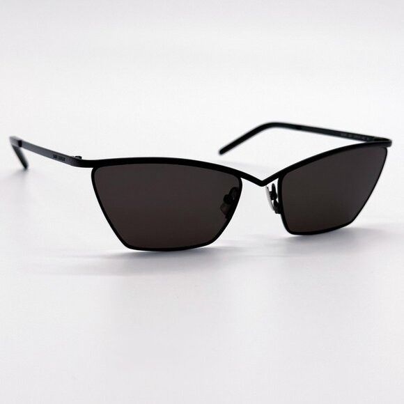 Saint Laurent Paris NEW SAINT LAURENT SUNGLASSES SL637 001 BLACK CAT EYE WOMEN E Size ONE SIZE - 5 Thumbnail