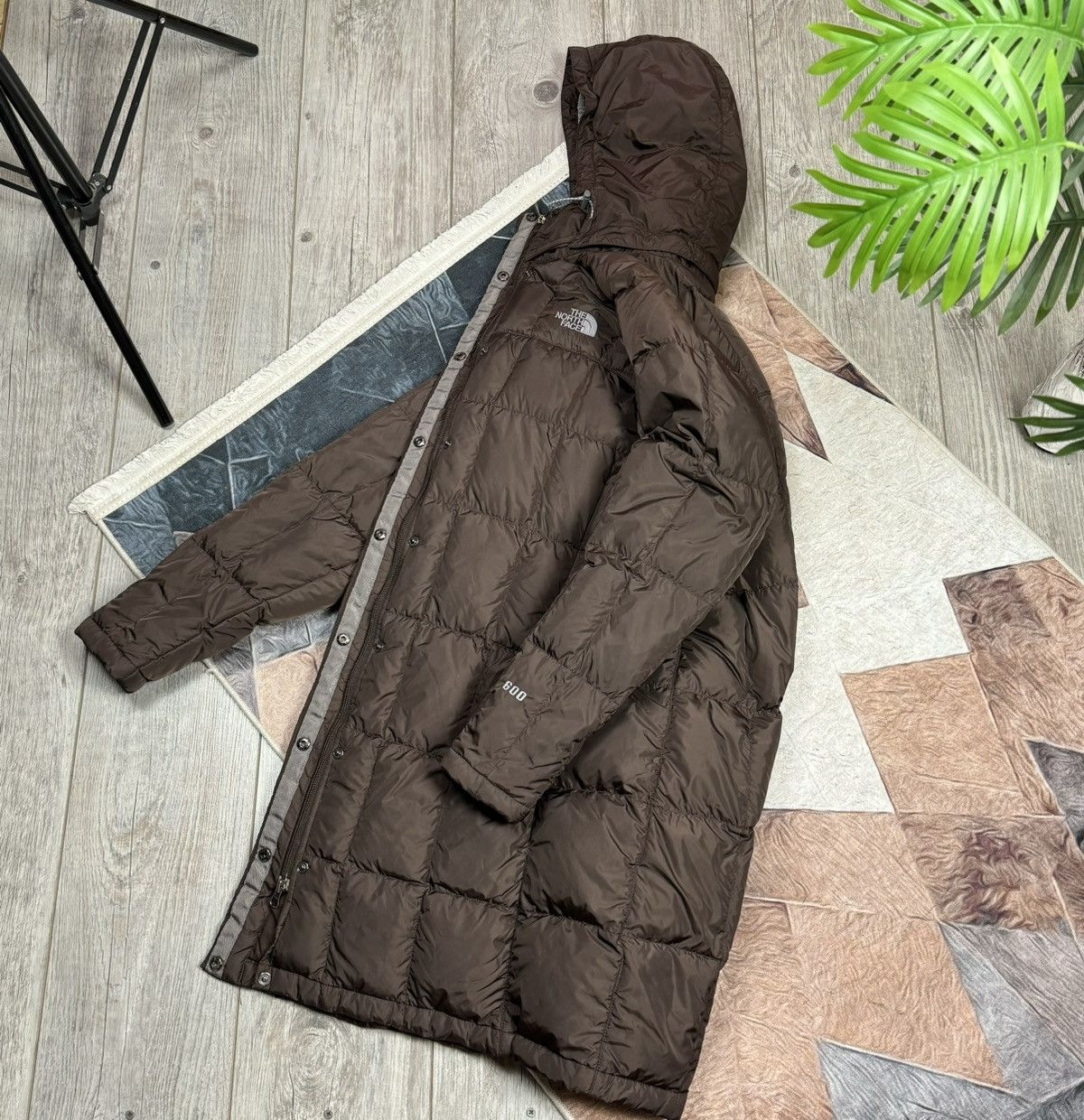 The North Face × Vintage The North Face Down Jacket Puffer Women’s Y2K Drill style Size M / US 6-8 / IT 42-44 - 1 Thumbnail