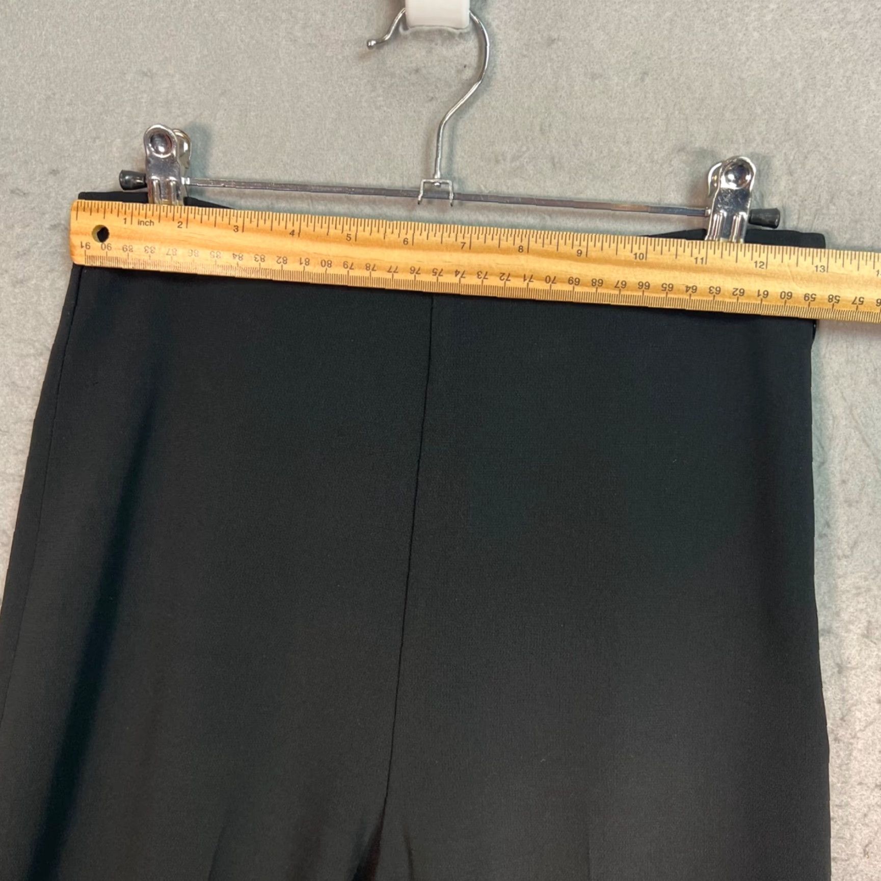 Country Road VINTAGE Country Road Black Trousers Womens Size 6 Wide-Leg Pants Adult Womens 6 Black Polyester Tri Acetate Inseam 23in Front Flat Ankle Style Size ONE SIZE - 5 Thumbnail