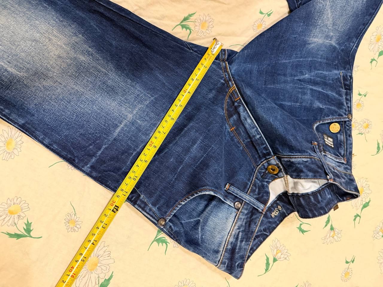 G-Star G-STAR 3301 SLIM Jeans Men Stretch Buttons Fly Size US 31 - 8 Thumbnail