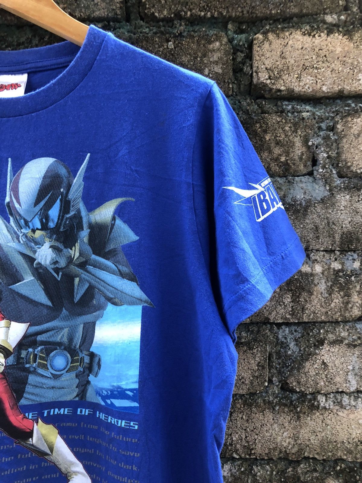Anime × Japanese Brand × Vintage Vintage Anime Superhero Jikuu Denshi Ibaliger R Tshirt Size US M / EU 48-50 / 2 - 6 Thumbnail