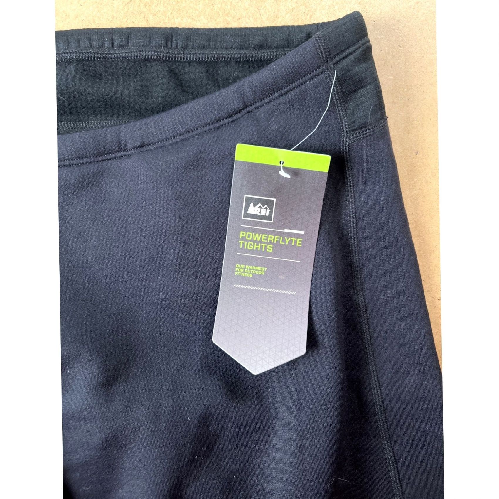 Vintage REI Co-op Fleece Pants Flash Hyperstretch Men's XL Black NWT Extra Large Size US 36 / EU 52 - 6 Thumbnail