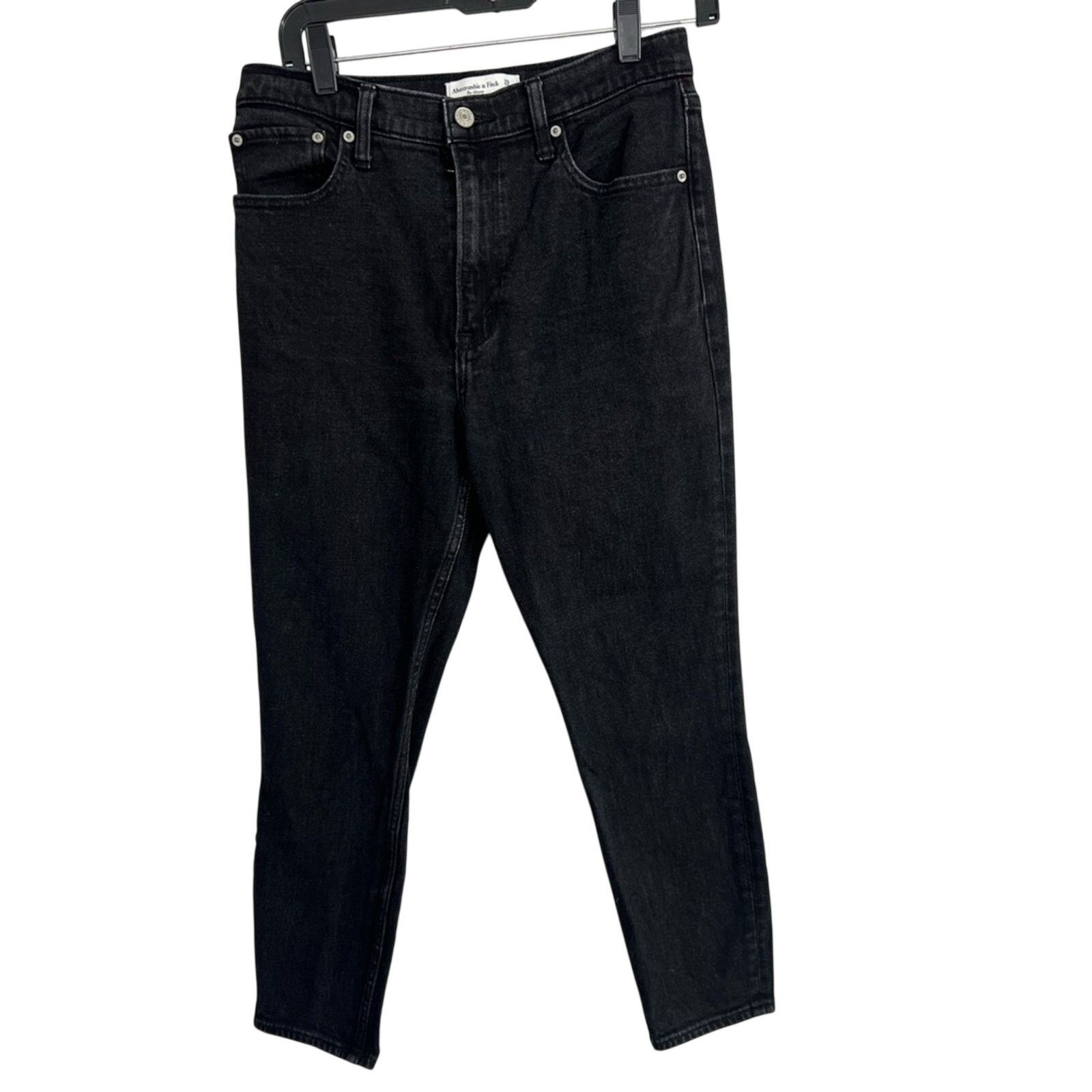Abercrombie & Fitch Abercrombie & Fitch Womens The Skinny High Rise Black Jeans Size 28" / US 6 / IT 42 - 1 Thumbnail