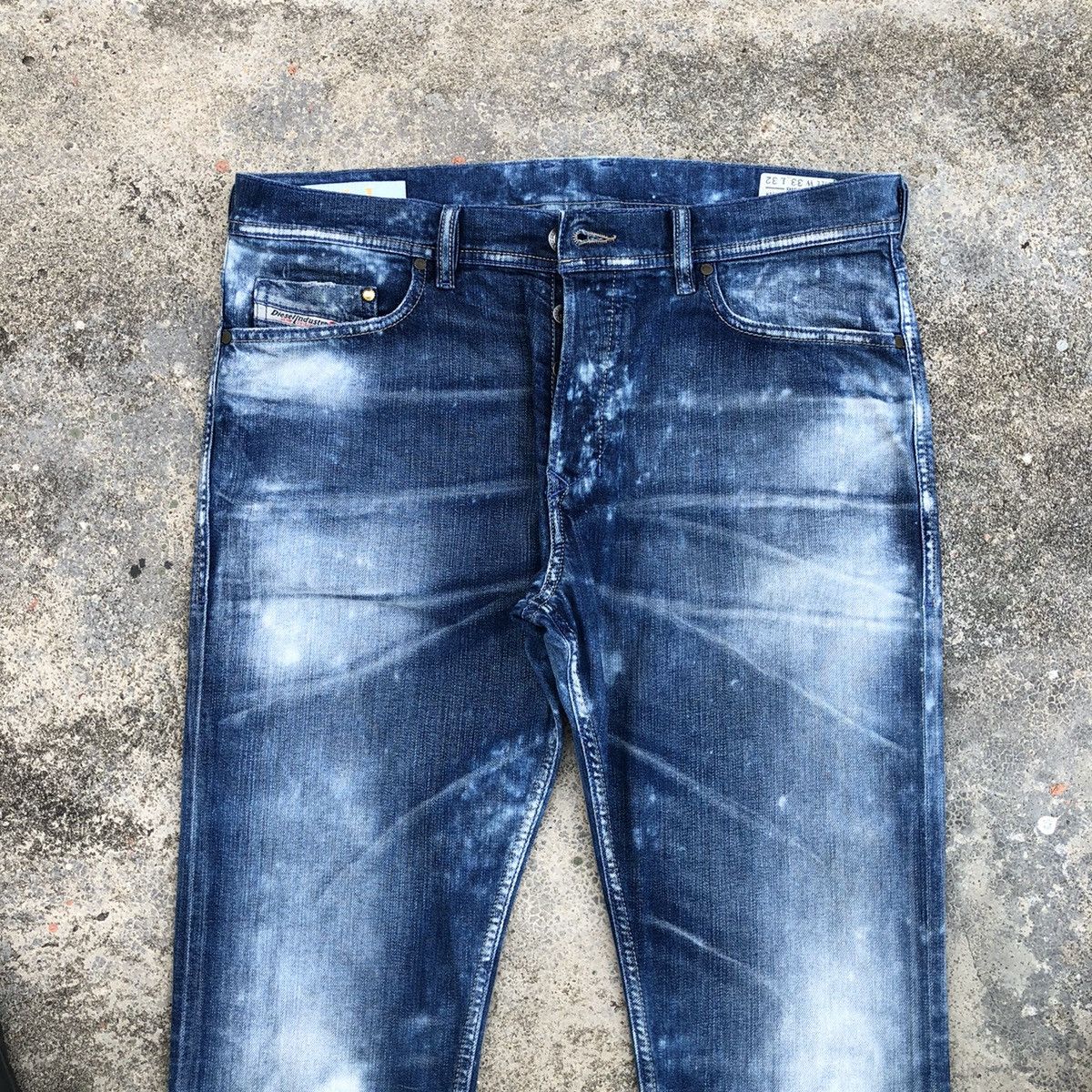 Diesel Diesel TEPPHAR Blue Denim Slim Carrot Pants Made In Italy Size US 33 - 3 Thumbnail