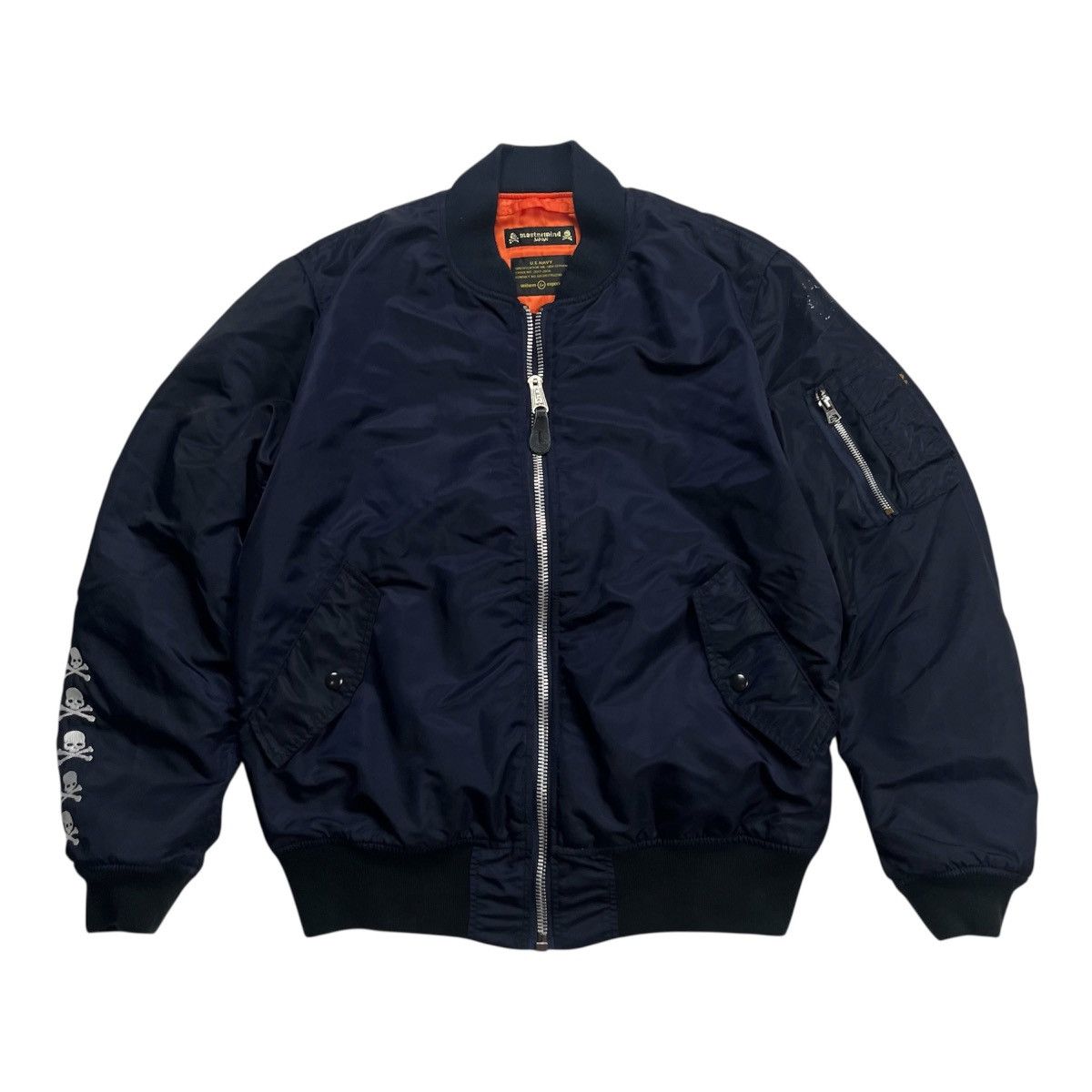 Alpha Industries × Mastermind Japan FW 2013 Mastermind x UE ‘Skull and Bones’ Bomber Size US XL / EU 56 / 4 - 2 Thumbnail
