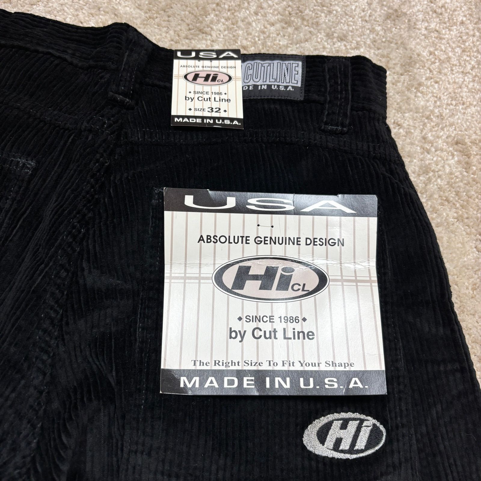 Vintage NWT Deadstock Vintage Hi Cutline Corduroy Baggy Skate 32x31 Size US 32 / EU 48 - 5 Thumbnail