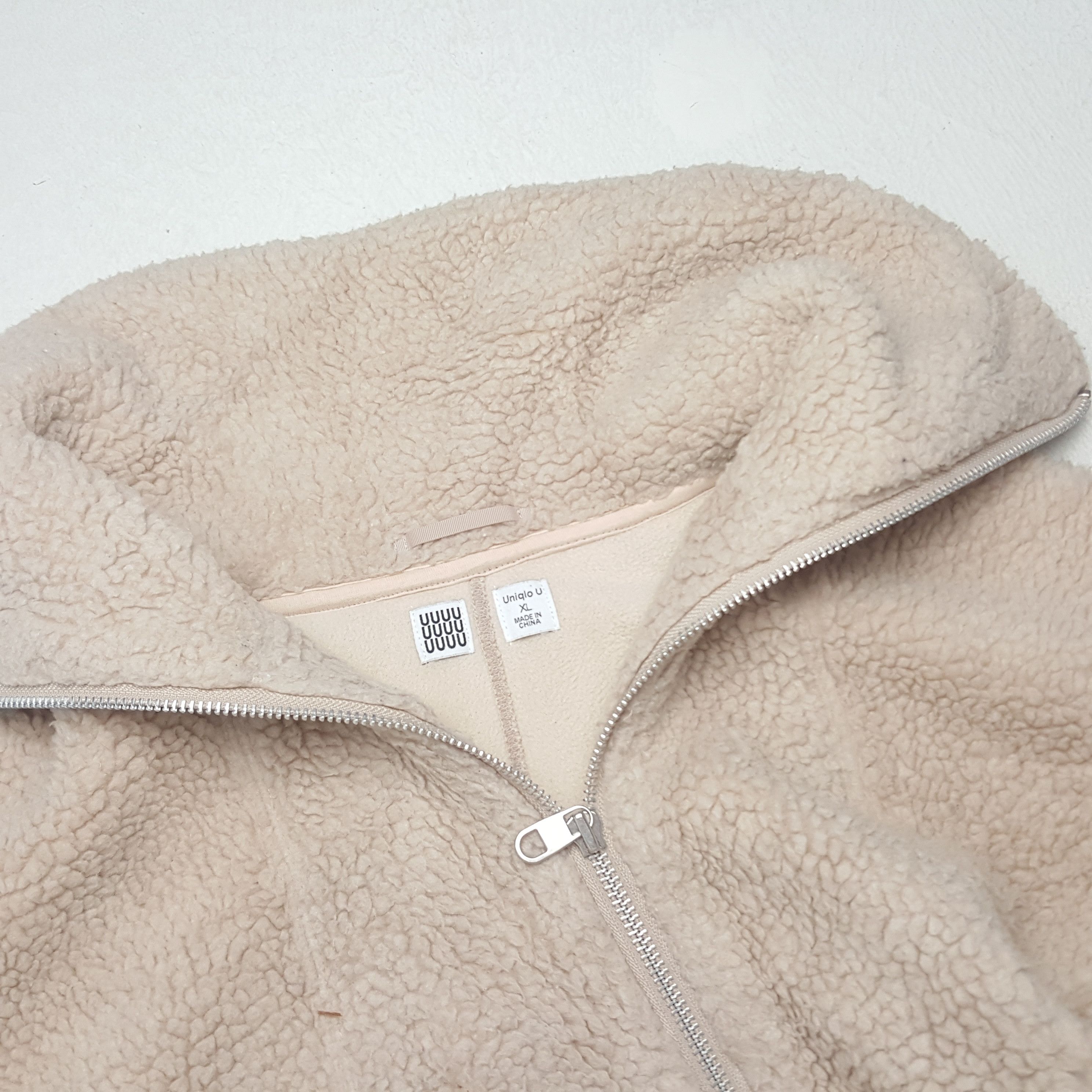 Japanese Brand × Undercover × Vintage Vintage Uniqlo Undercover Custom Logo Sherpa Jacket C279N9 Size US L / EU 52-54 / 3 - 3 Thumbnail