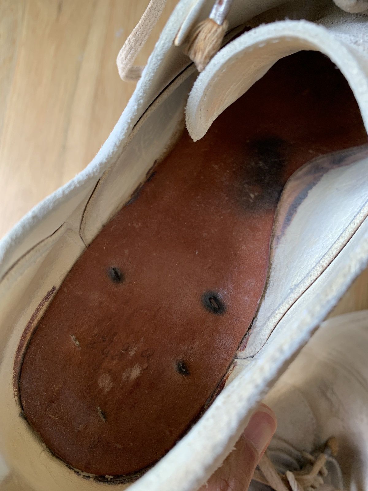 Carol Christian Poell CCP Cordovan leather Derbies Off White Size 8 Size US 10 / EU 43 - 11 Thumbnail