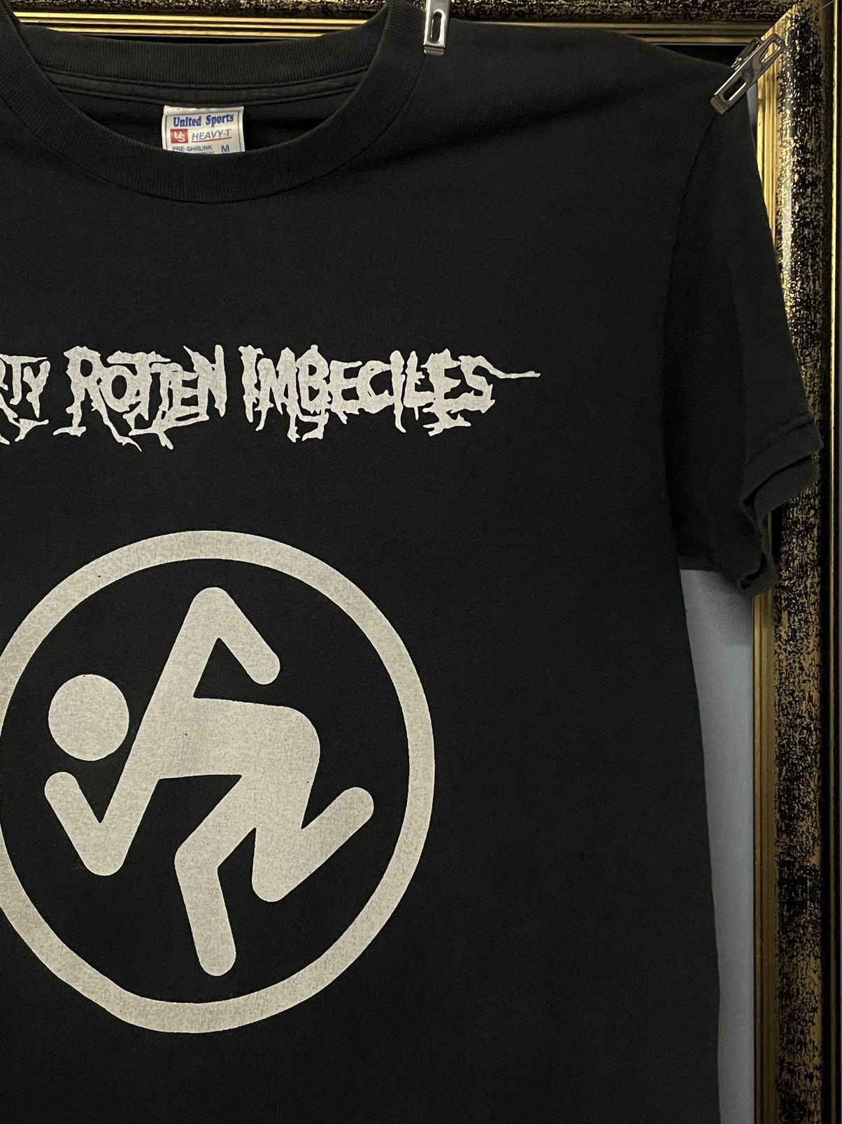 Band Tees Vintage Original 90s Dirty Rotten Imbeciles Punk Faded Tee Size US M / EU 48-50 / 2 - 3 Thumbnail