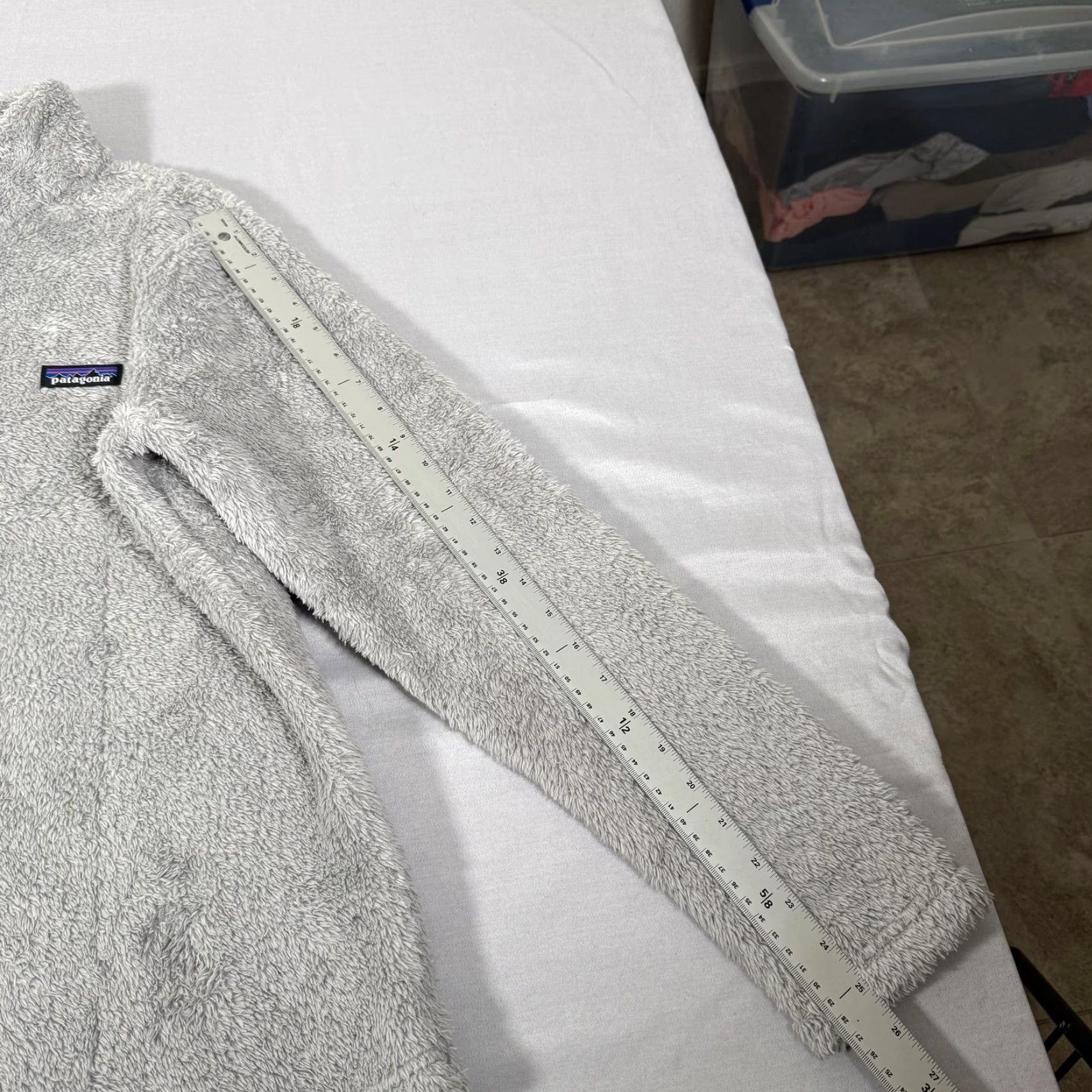 Patagonia Patagonia Jacket Womens Large Gray Los Gatos 1/4 Zip Fleece Sweater Outdoor Hike Size L / US 10 / IT 46 - 6 Thumbnail
