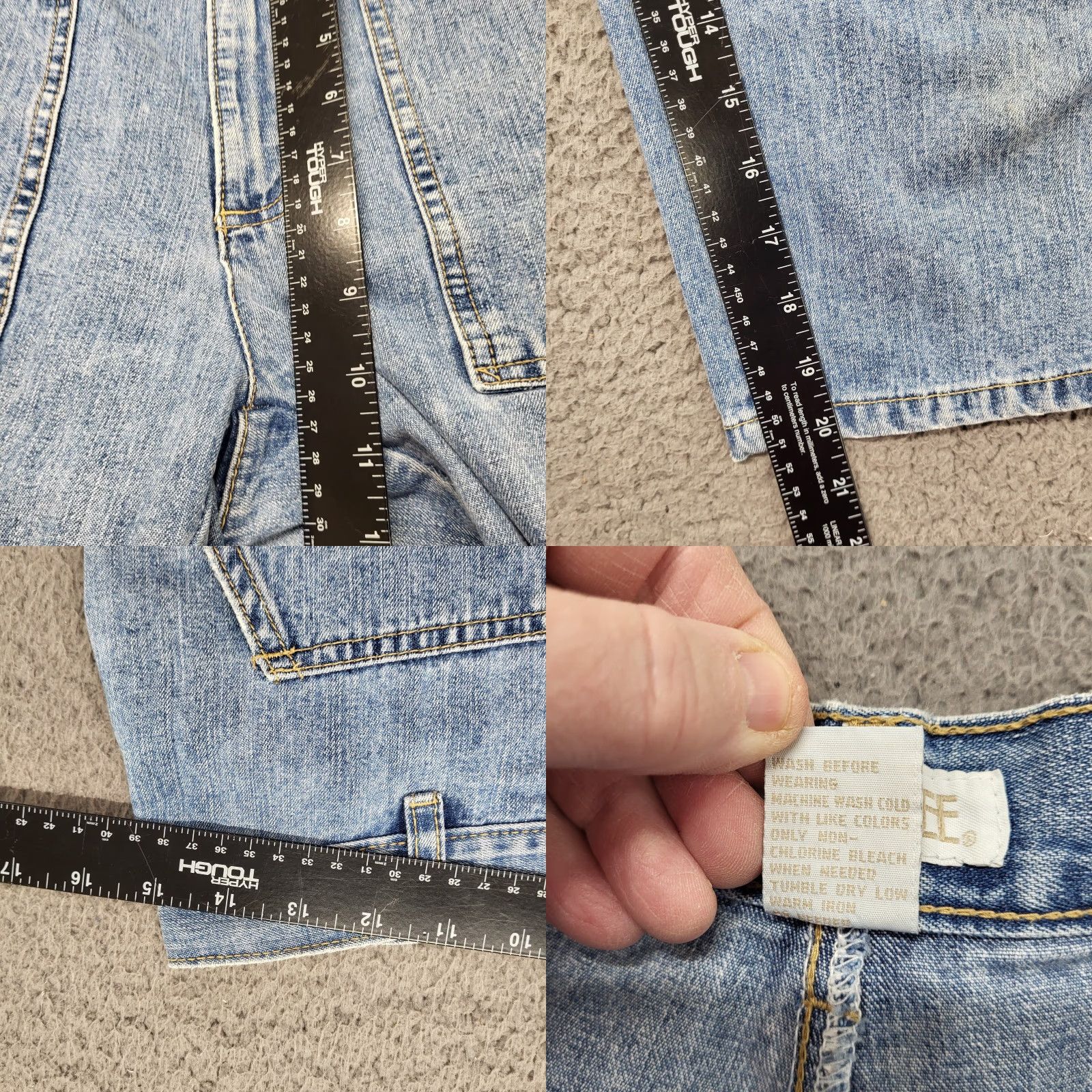 Cherokee Cherokee Capri Jeans Womens Size 8 Stonewash Blue Denim College Y2K Regular Fit Pants Womens Size 30" / US 8 / IT 44 - 8 Thumbnail