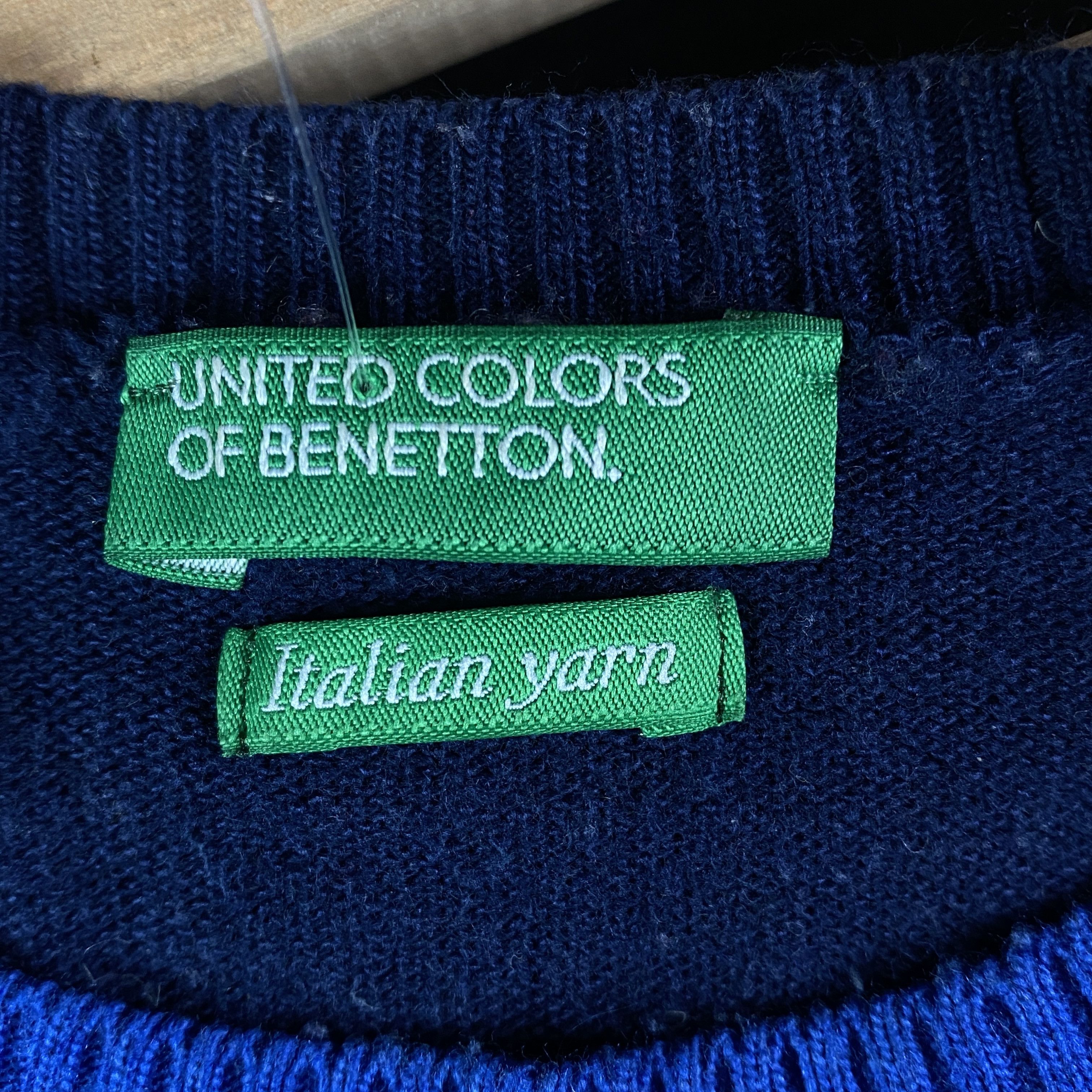 United Colors Of Benetton Mens Sweater Long Sleeve United Colors Of Benetton Size M-L Size US M / EU 48-50 / 2 - 4 Thumbnail