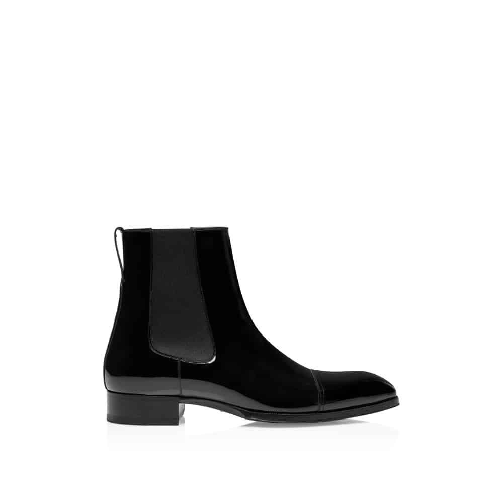Tom Ford o1loc1c1025 J1140 Size: 9 TF / Leather Chelsea Boots Black Size US 9 / EU 42 - 1 Thumbnail