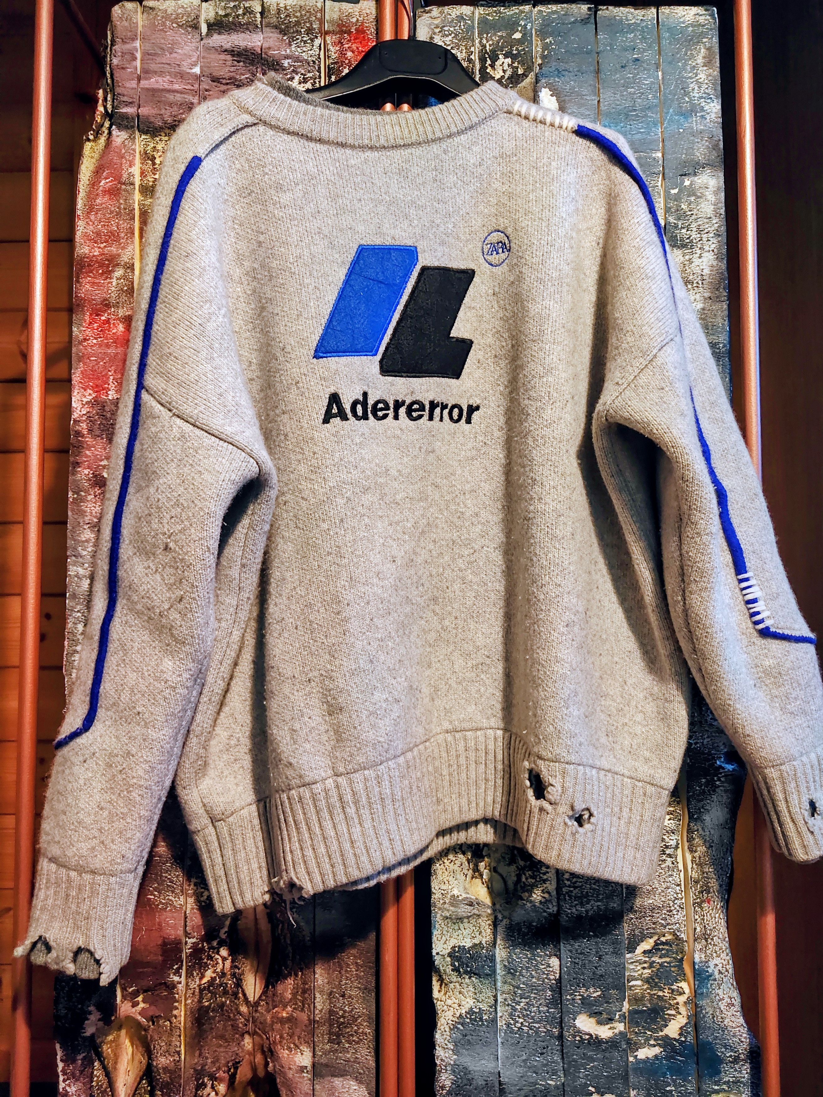 Ader Error × Zara ADER Error x Zara Distressed Sweater Size US M / EU 48-50 / 2 - 1 Thumbnail