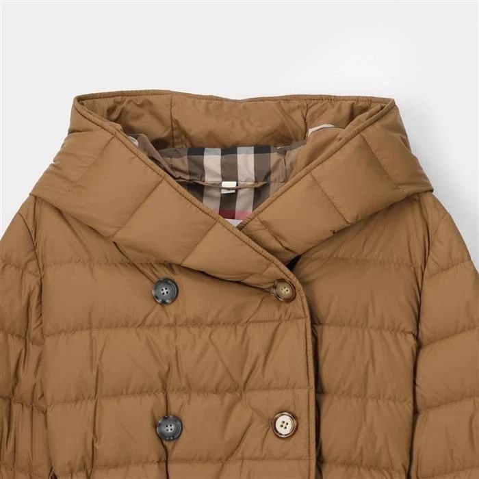 Burberry o1w1db10326 Padded Down Coat in Brown Size XL / US 12-14 / IT 48-50 - 3 Thumbnail