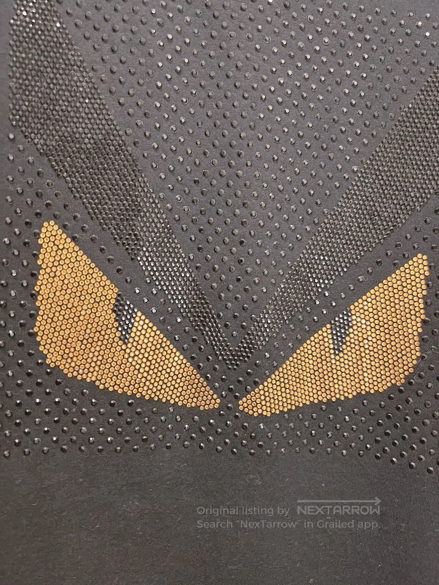 Fendi FENDI Black Devil Crystal Short Sleeve. Size US L / EU 52-54 / 3 - 4 Thumbnail