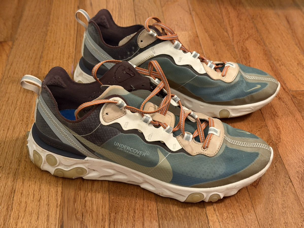 Nike × Undercover Nike x Undercover React Element 87 in Undercover Green Mist Size US 11 / EU 44 - 1 Thumbnail