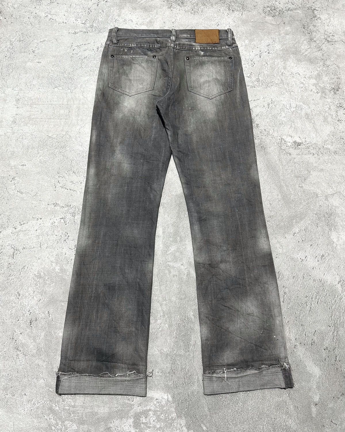 Japanese Brand Hiroyuki Ohara of AYUITE Denim Distressed Patchwork Size US 29 - 5 Thumbnail