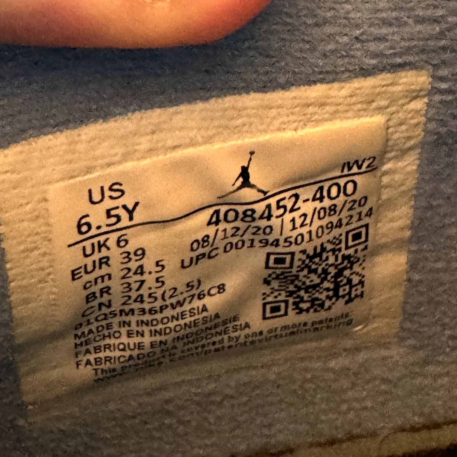 Jordan Brand × Nike Size 6.5 - Air Jordan 4 Retro GS University Blue Men's Shoes Size US 6.5 / EU 39-40 - 8 Thumbnail