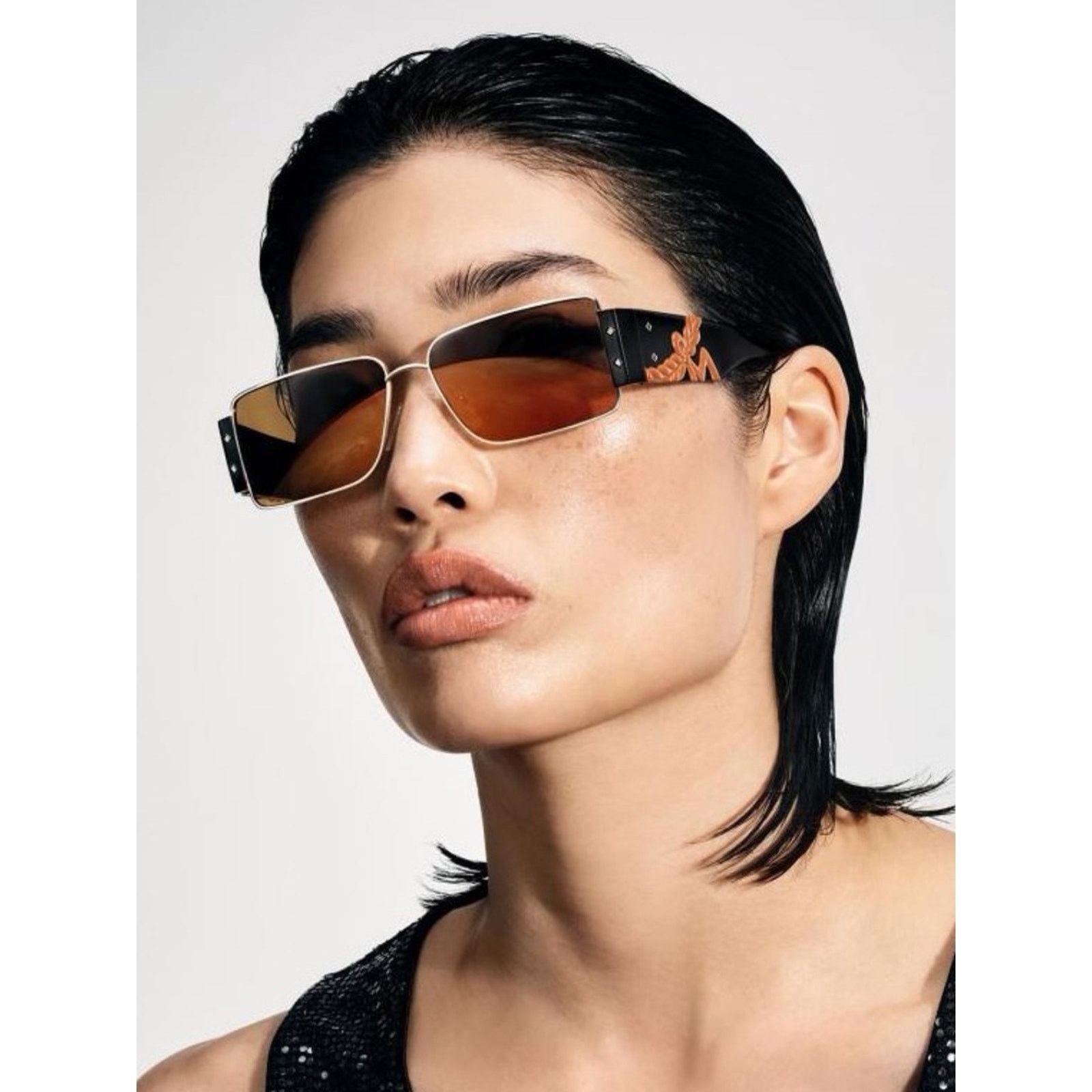 MCM New MCM MW0012 32J Gold and Black Frame Sunglasses Authentic Size ONE SIZE - 2 Thumbnail