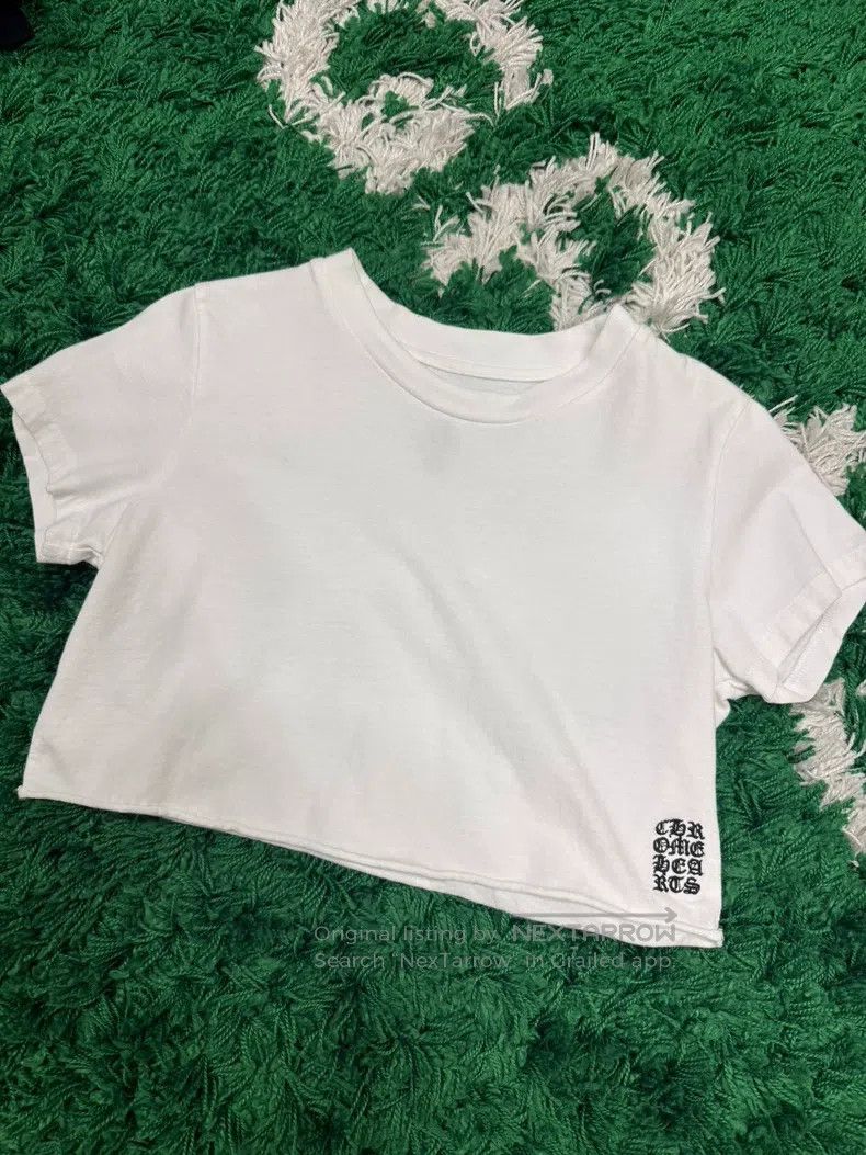 Chrome Hearts CHROME HEARTS Size M White embroidered short tee Size US M / EU 48-50 / 2 - 1 Thumbnail