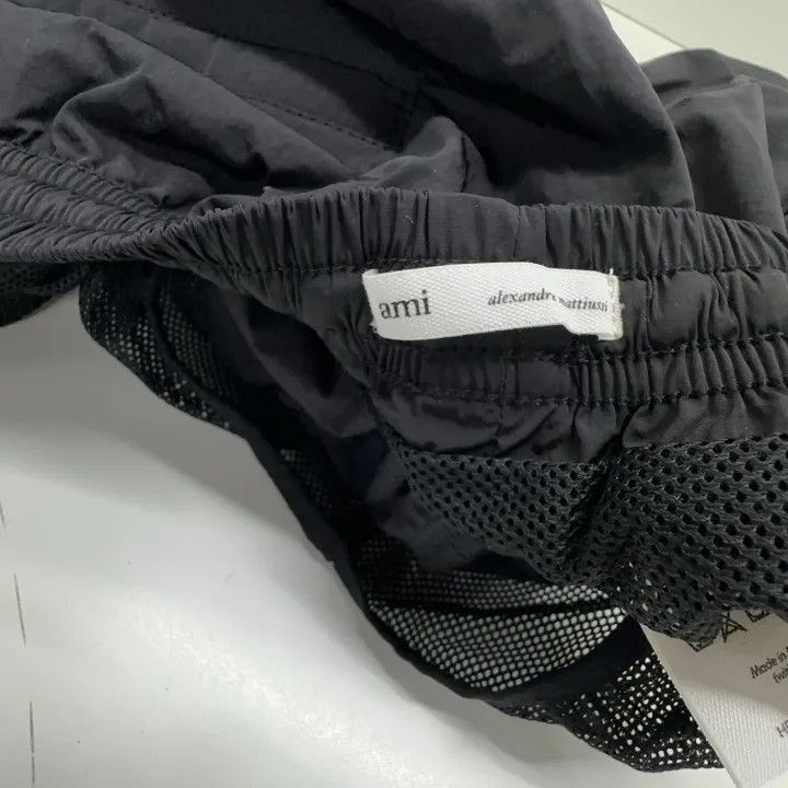 AMI AMIPARIS Black Casual Elastic Waist Shorts -2508 Size US 34 / EU 50 - 6 Thumbnail