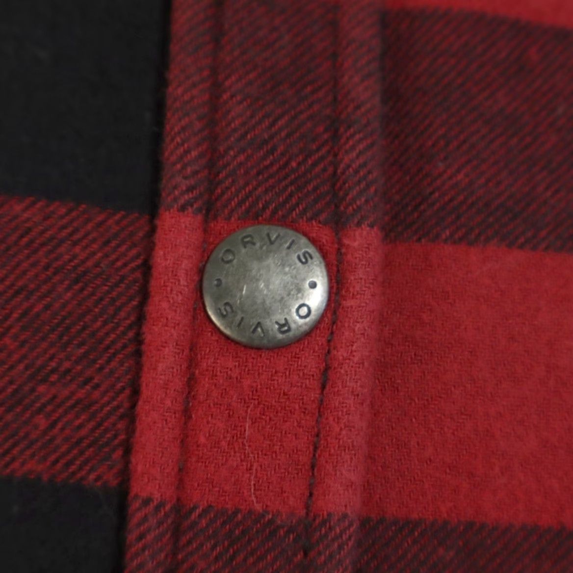 Orvis Orvis Flannel Jac Shirt Plaid Long Sleeve Jacket Red Women's L Size L / US 10 / IT 46 - 6 Thumbnail