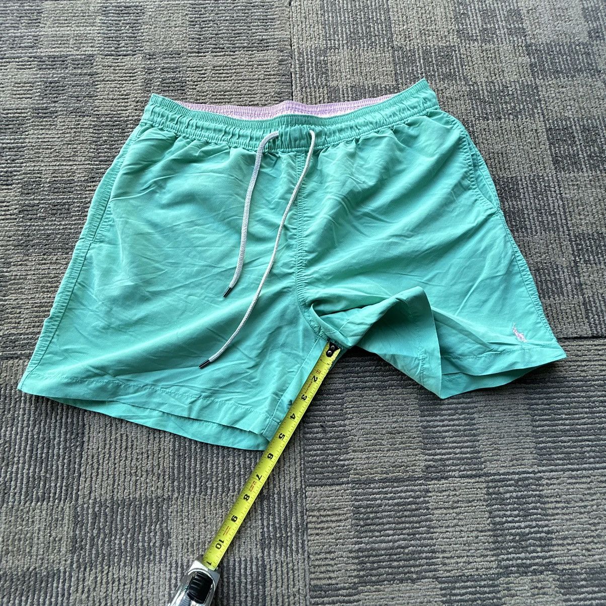 Polo Ralph Lauren Polo Ralph Lauren Light Turquoise Pink Pony Board Shorts Size US 36 / EU 52 - 5 Thumbnail