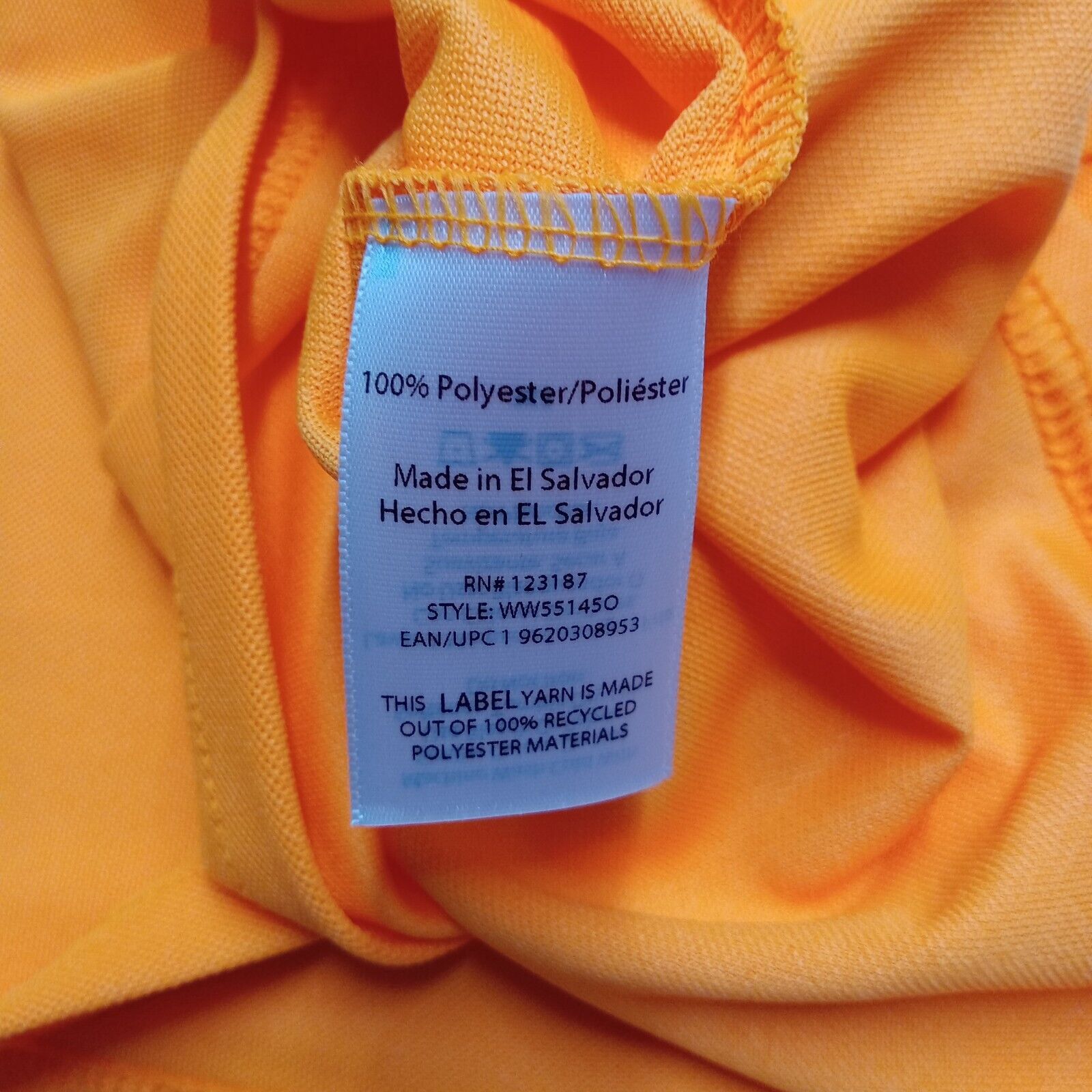 Wrangler Wrangler Pocket Shirt Men's 2XL (50-52) Orange Relaxed Fit Size US XXL / EU 58 / 5 - 8 Thumbnail
