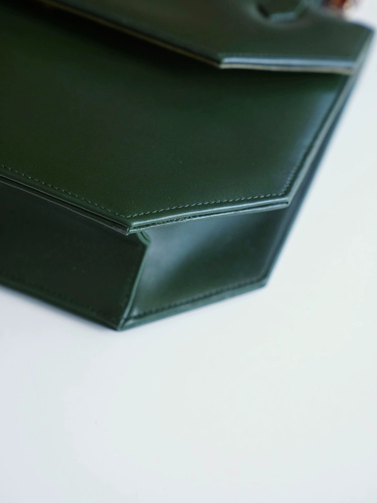 Other Morabito Vintage Dark Green 25x18 Expandable Handbag Size ONE SIZE - 3 Thumbnail