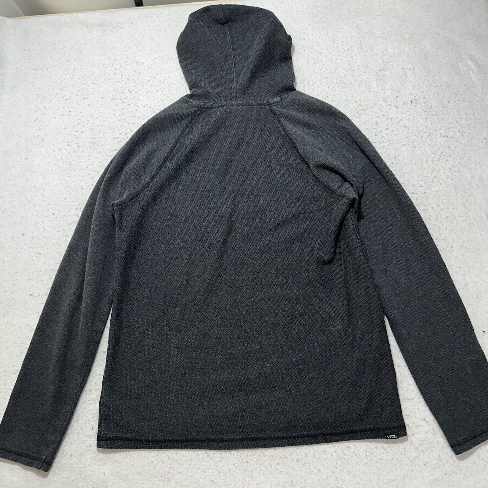Vans Vans Small Pullover Hoodie Dark Gray Sweatshirt Waffle Knit Size US S / EU 44-46 / 1 - 9 Thumbnail