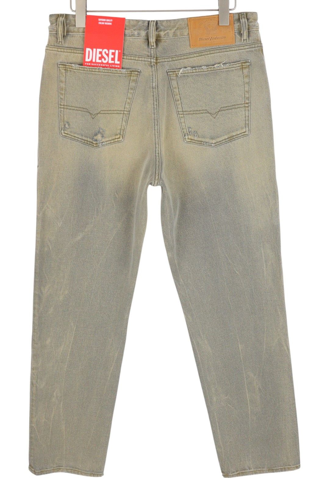 Diesel 1955 09D87 W34/L30 Aged Look Regular Straight 85424 Size US 34 / EU 50 - 2 Thumbnail
