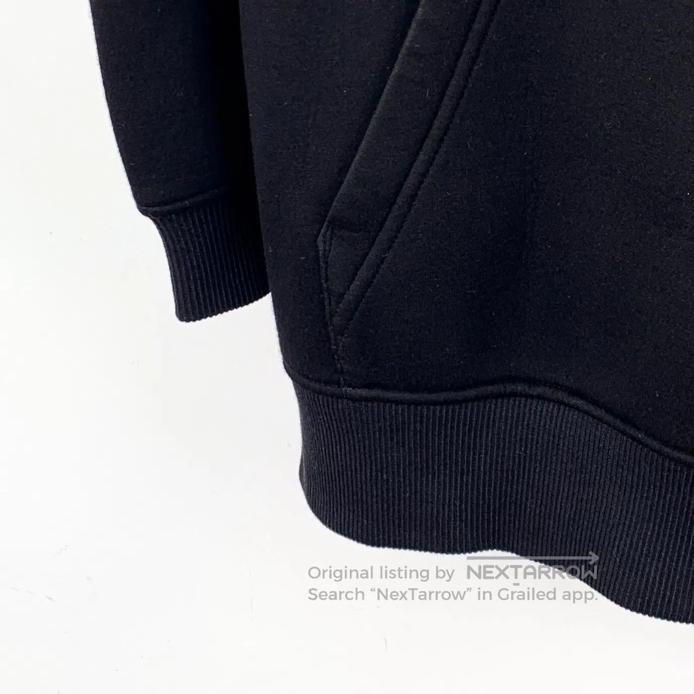 Giorgio Armani Giorgio Armani Black Logo Letter Printed Hooded Drawstring Size XXS / US 00 / IT 34 - 4 Thumbnail